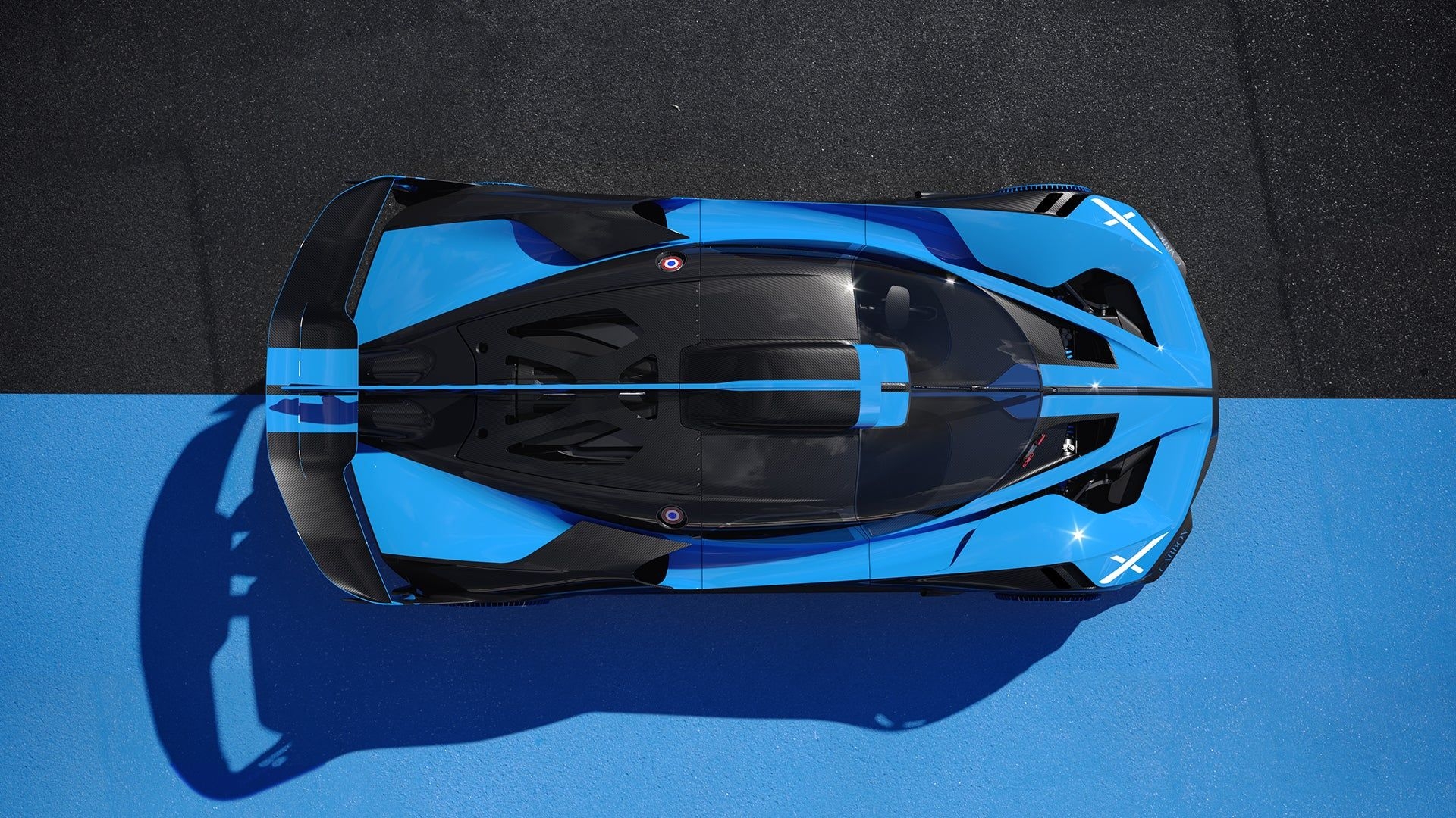 1920x1080 The Bugatti Bolide Concept Is An Ultralight Track Car With An 825 HP, 8.0 Liter W16 Engine, Desktop