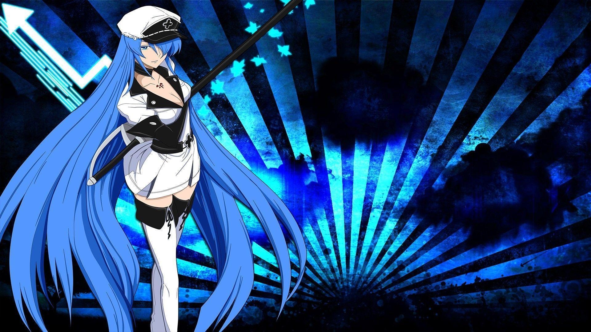 1920x1080 anime, Anime Girls, Esdeath, Akame Ga Kill! Wallpaper HD, Desktop