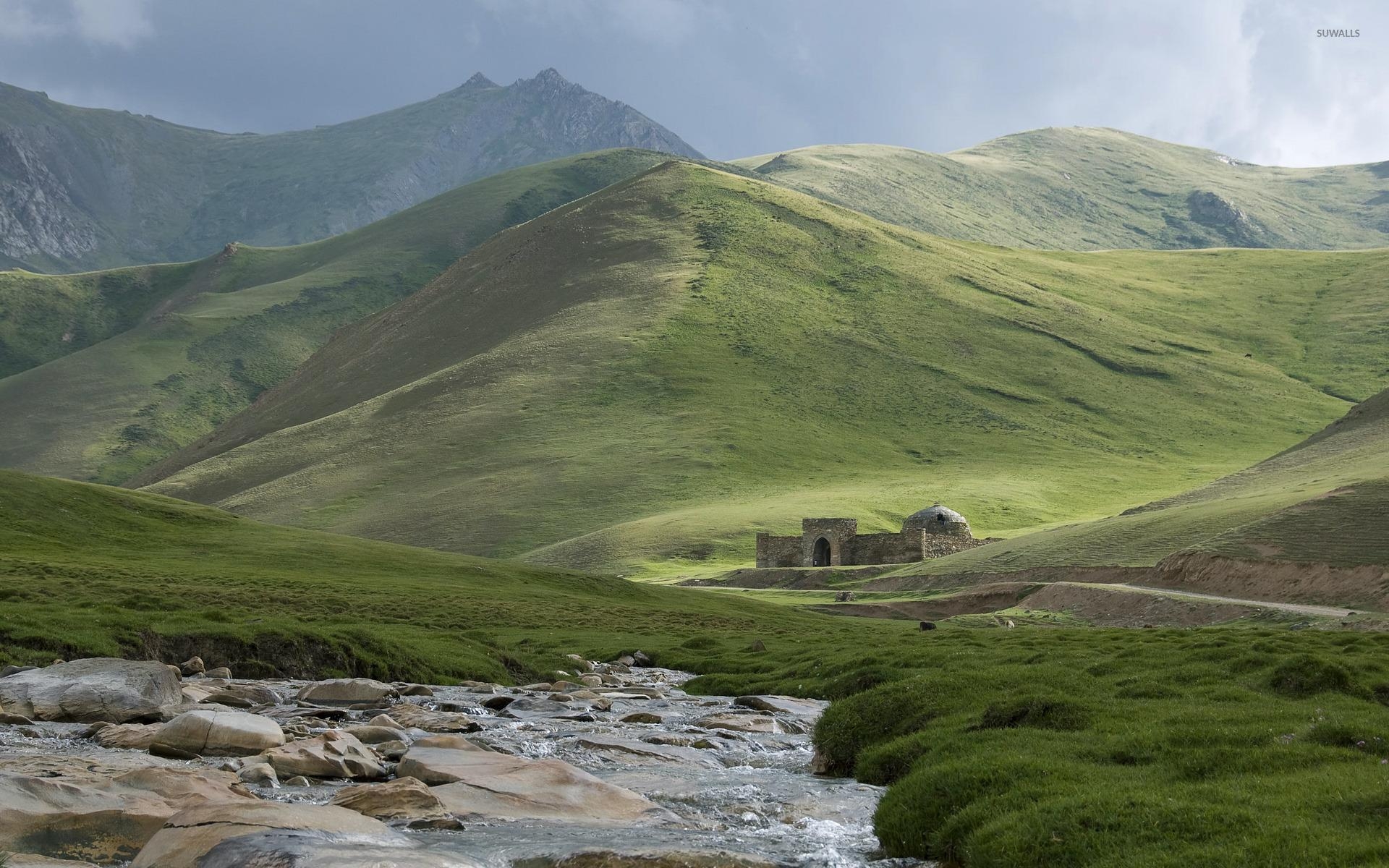 1920x1200 Caravansary on Silk Road in Kyrgyzstan wallpaper wallpaper, Desktop