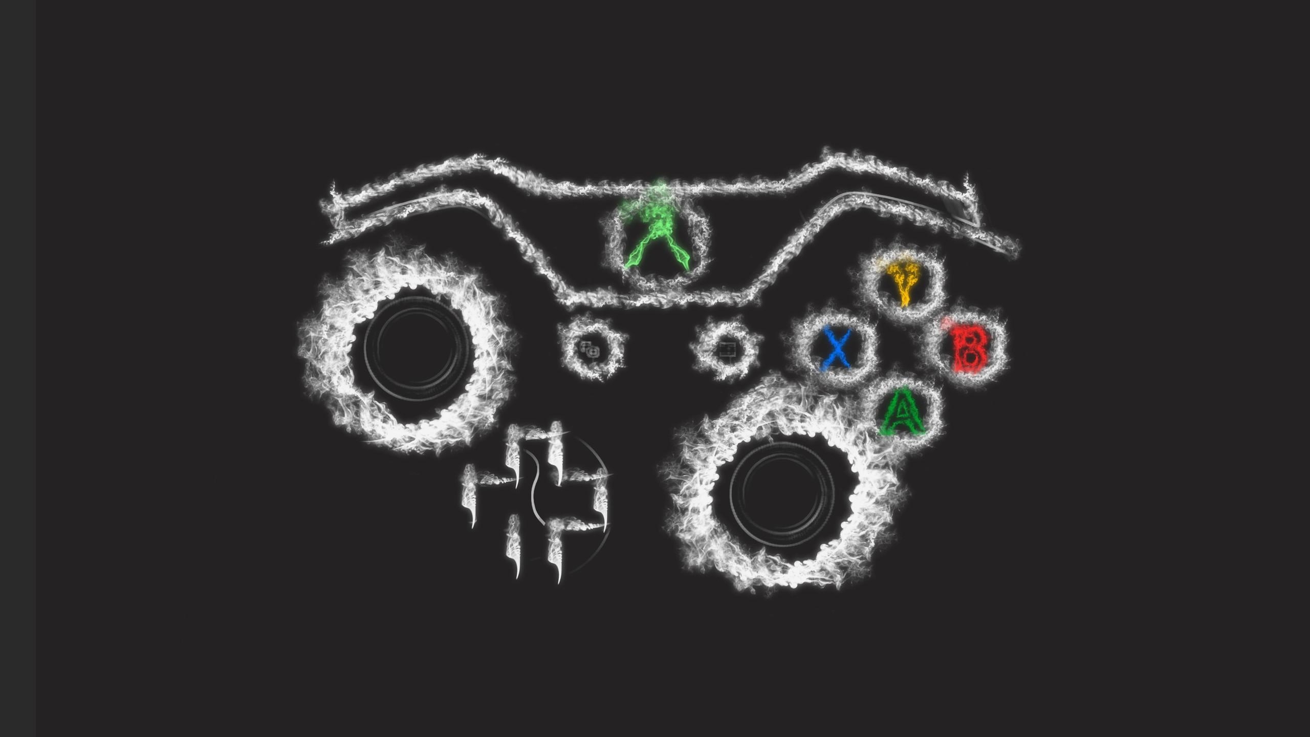 2560x1440 Xbox Controller Art 1440P Resolution HD 4k Wallpaper, Desktop