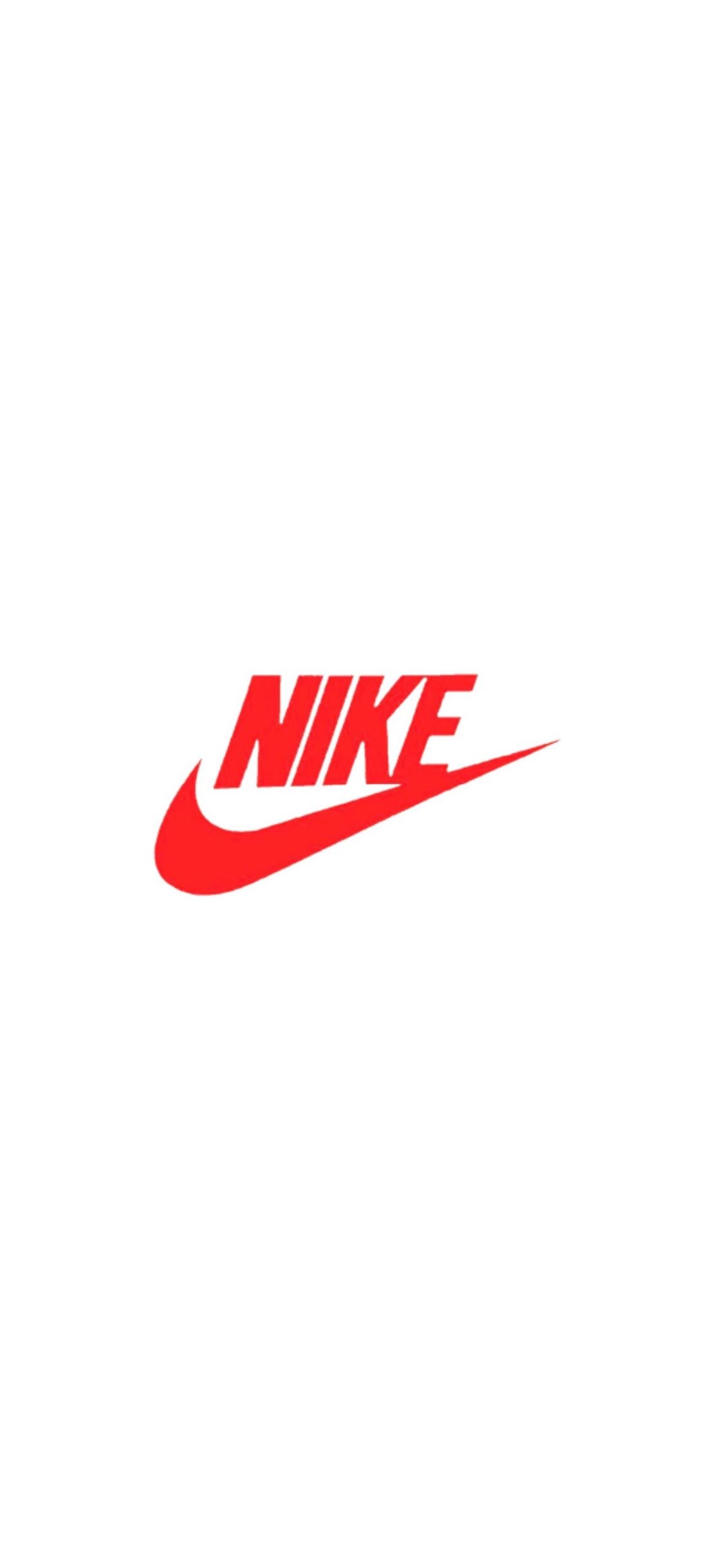 1130x2440 Nike logo red iPhone Wallpaper Free Download, Phone