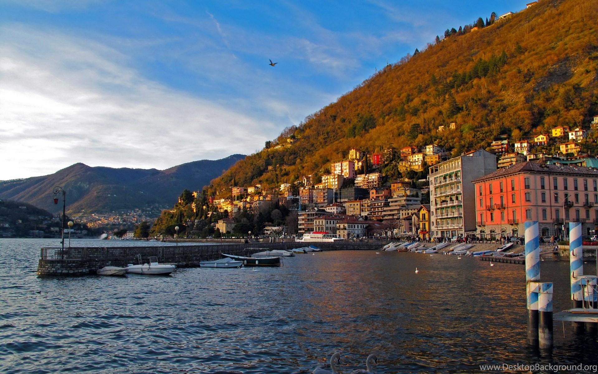 1920x1200 Lake Como In Italy, Just North Of Milan Computer Wallpaper, Desktop