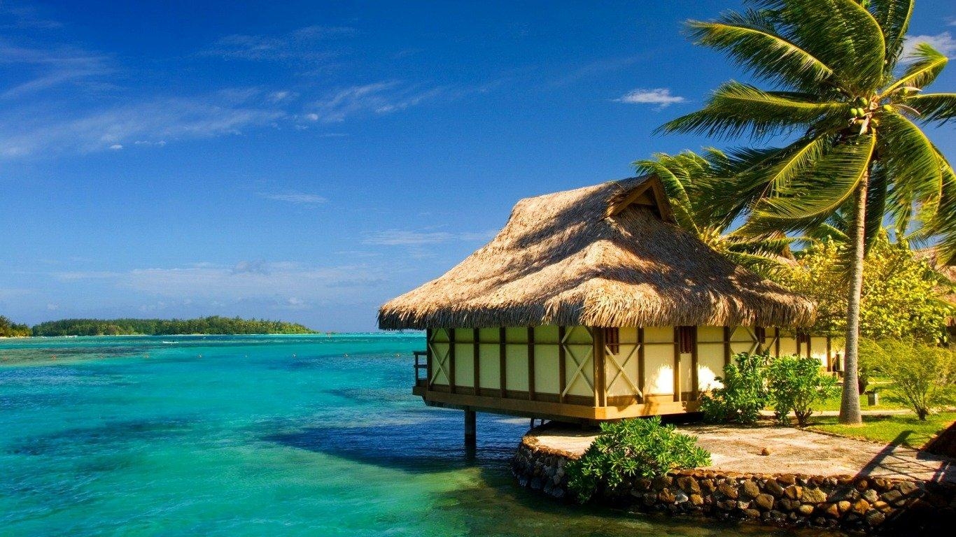 1370x770 Tropical Paradise Wallpaper and Background Imagex768, Desktop