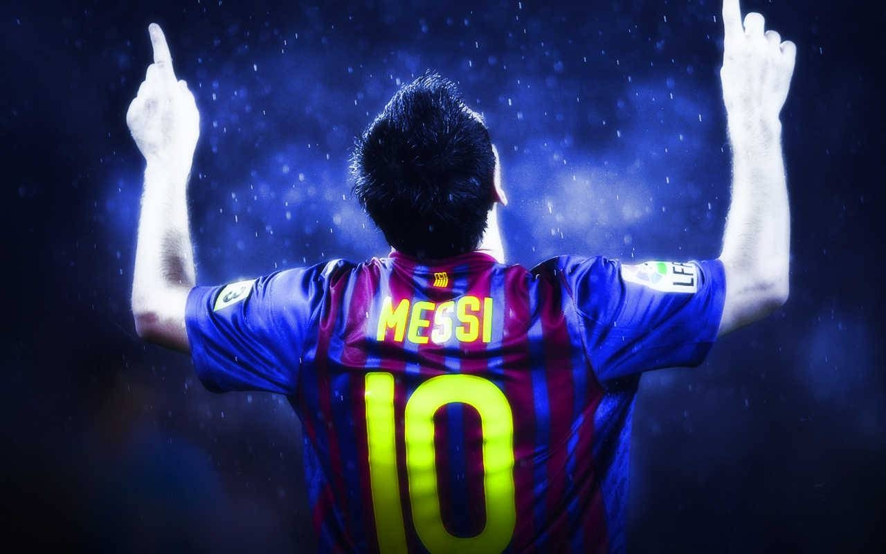 1280x800 Cool Wallpaper of Messi, Desktop