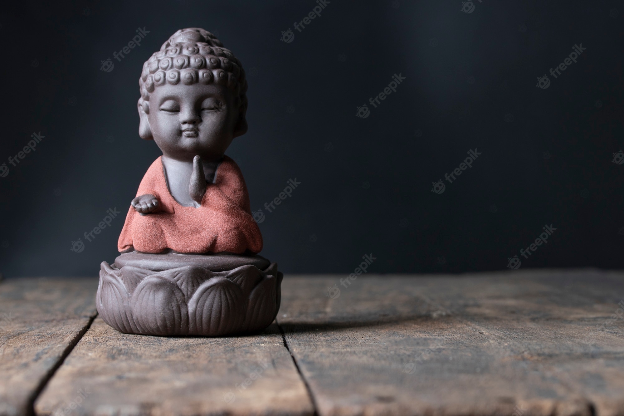 2000x1340 Premium Photo. Buddha image sit on lotus blessing prayer, Desktop