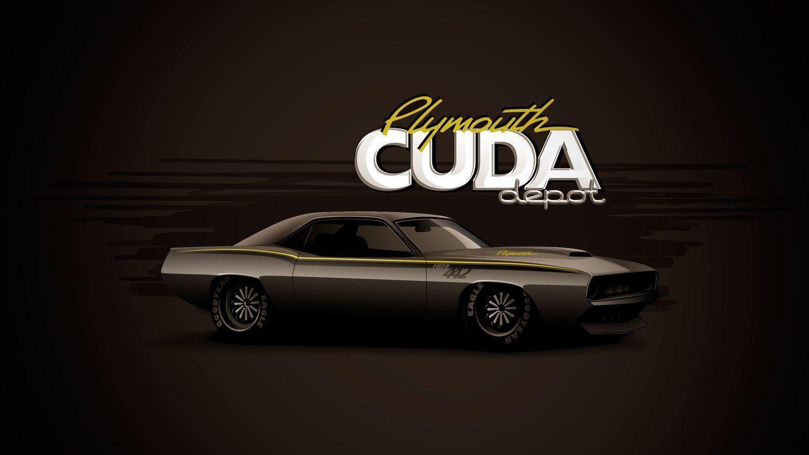 1600x900 Plymouth Cuda Vector By Depot Hdm, Desktop