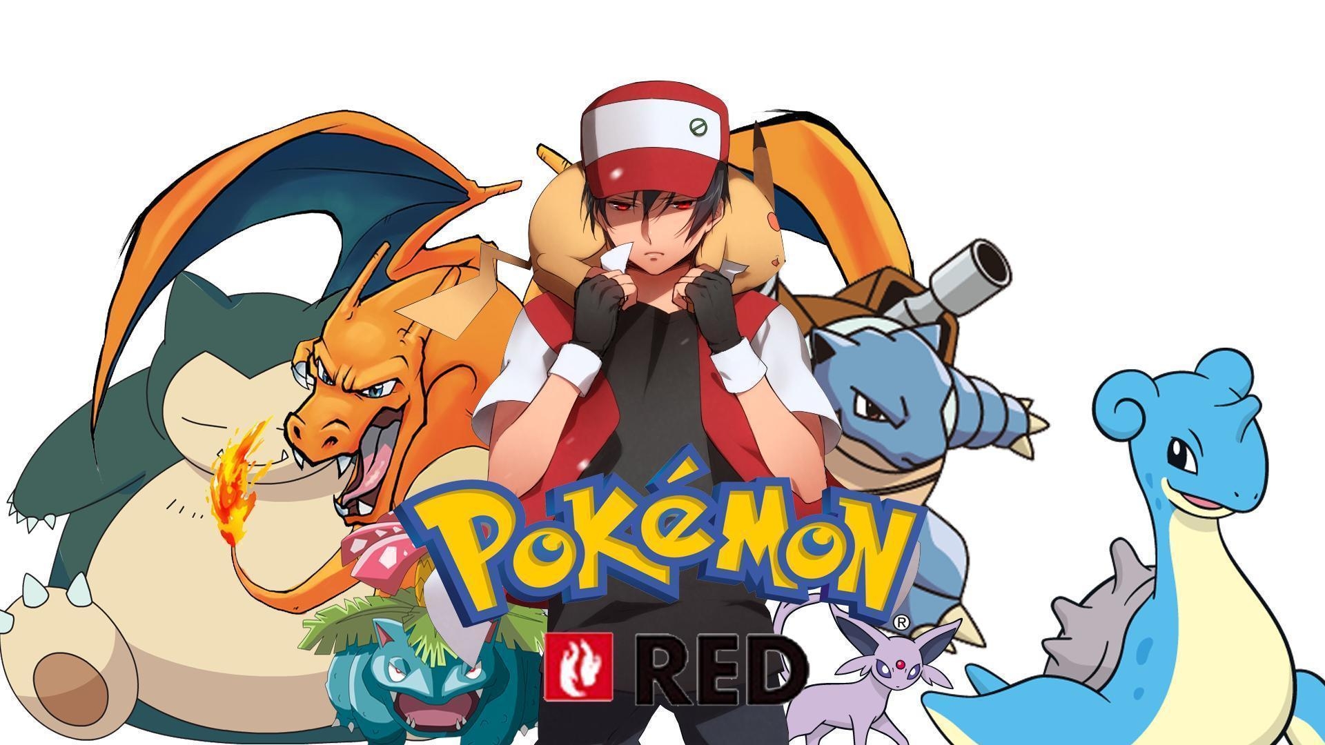 1920x1080 Pokemon Trainer Red With Pokemon Wallpaper Wallpaper. Best, Desktop