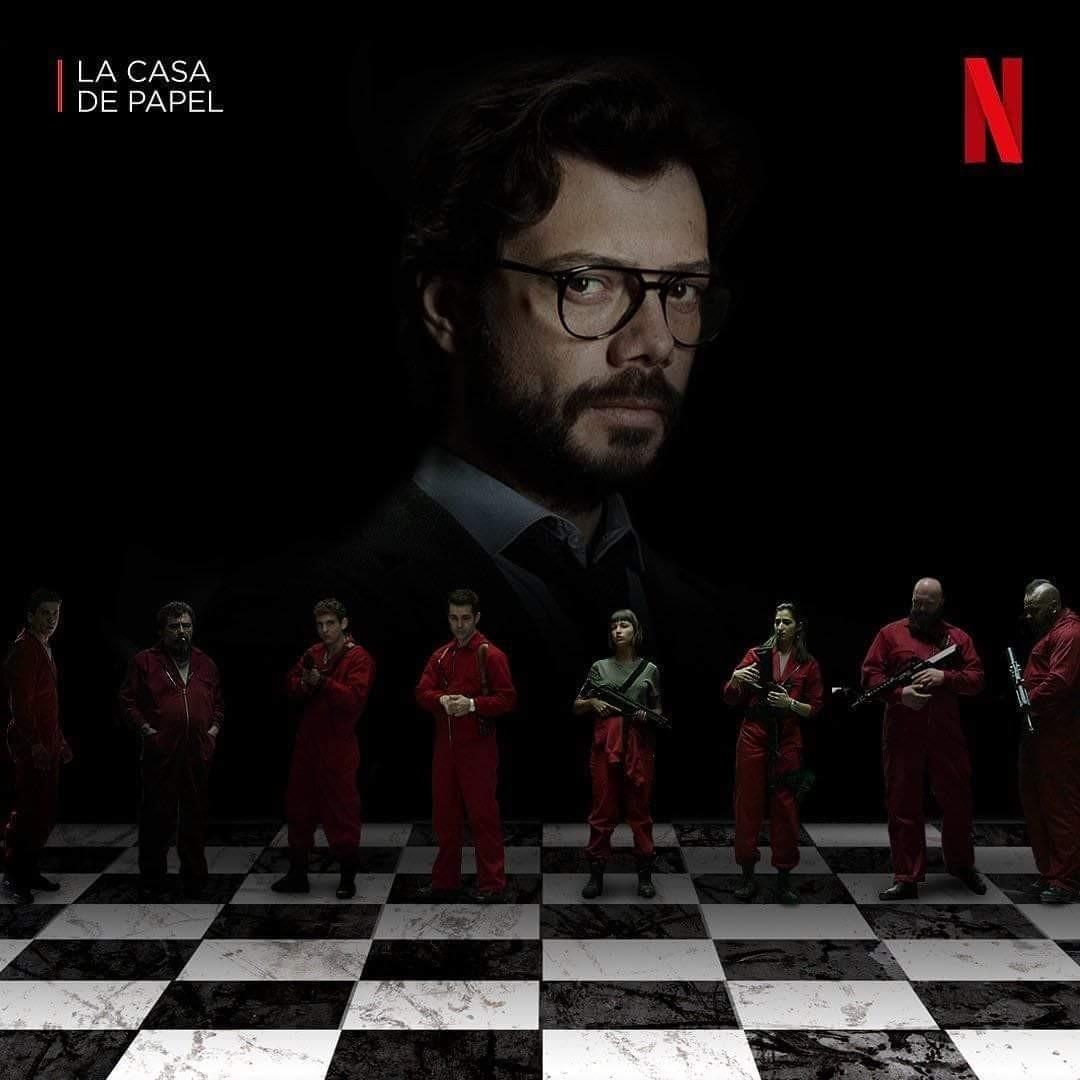 1080x1080 Image about professor in La Casa de Papel, Phone