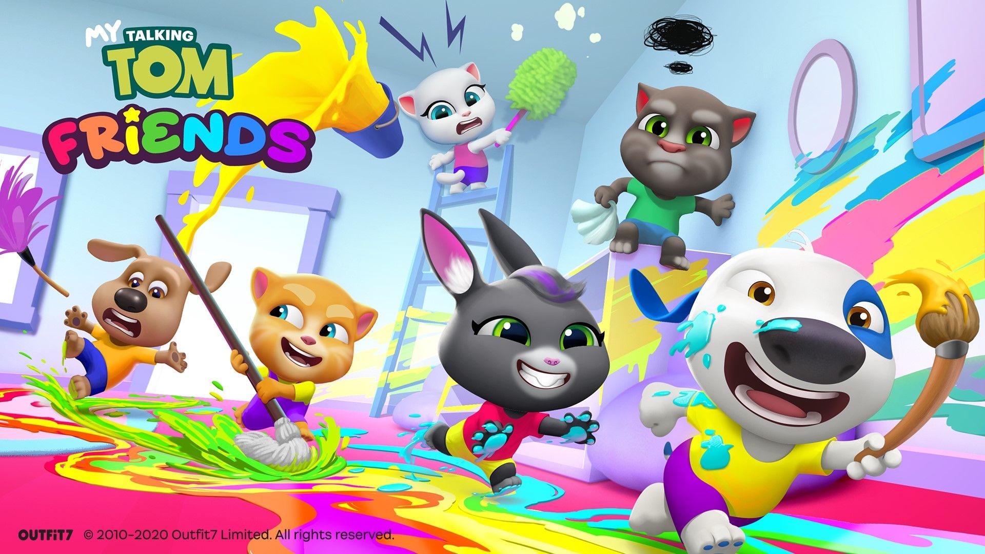 1920x1080 My Talking Tom Friends Opens Worldwide On Mobile, Desktop