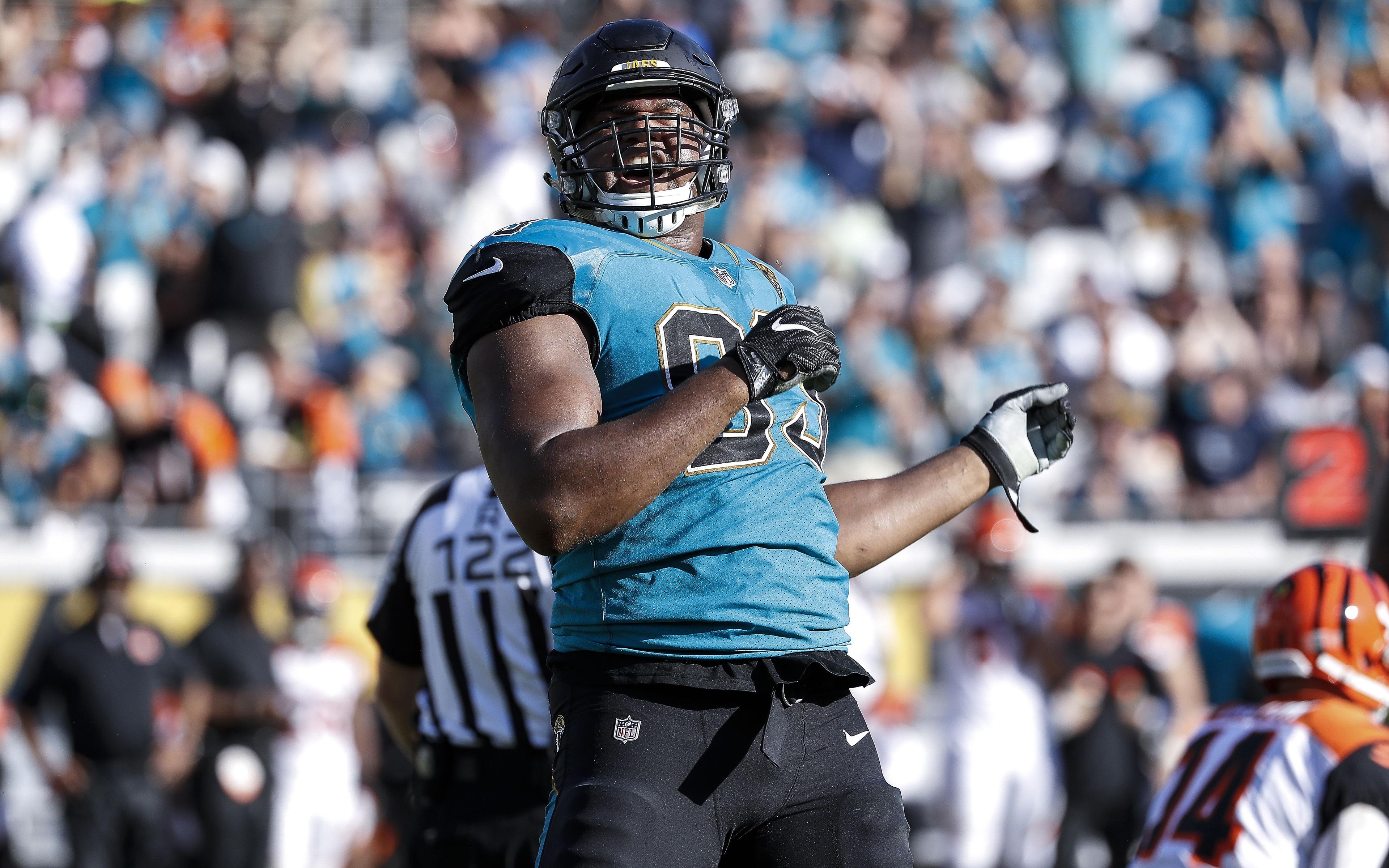 3840x2400 Download wallpaper Calais Campbell, 4k, american football, NFL, Desktop