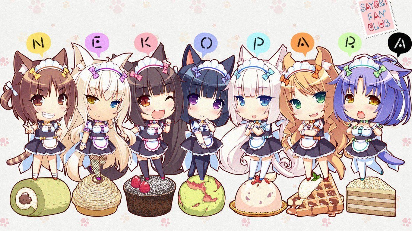 1370x770 Nekopara HD Wallpaper, Desktop