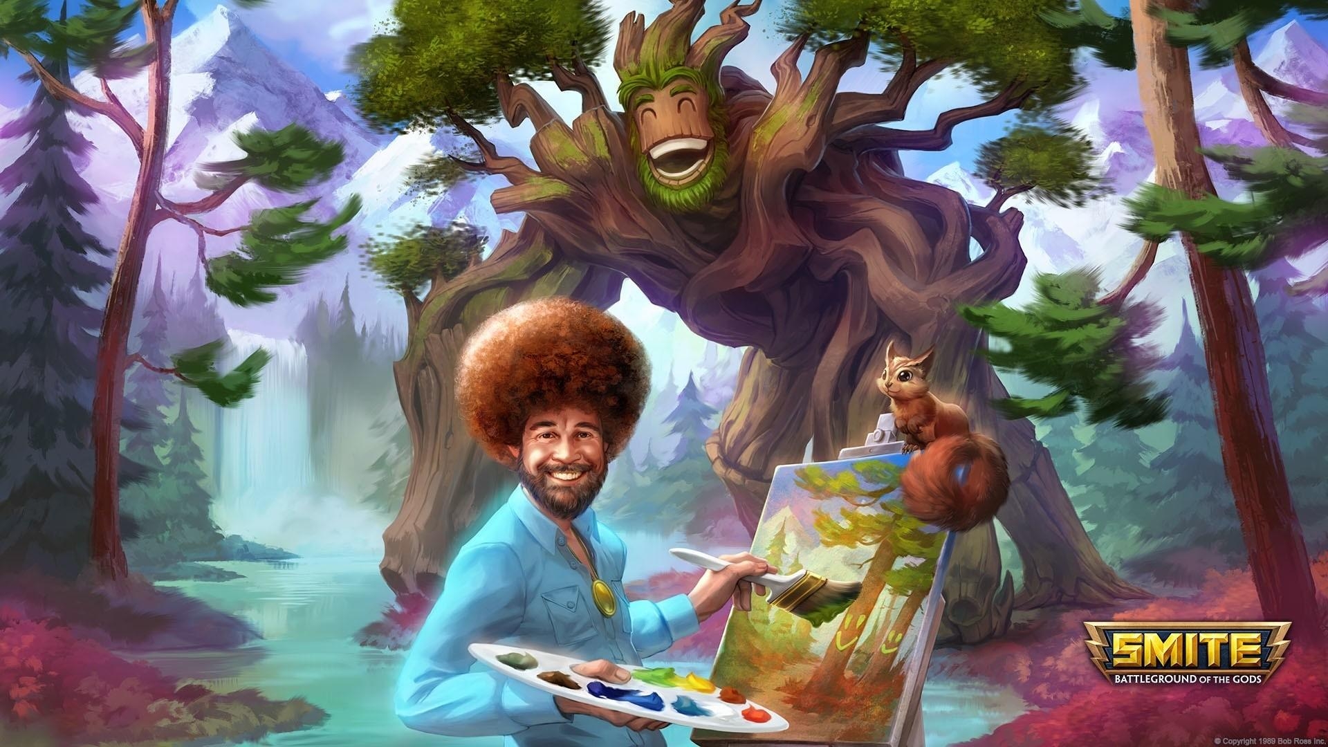 1920x1080 Bob Ross Wallpaper, Desktop