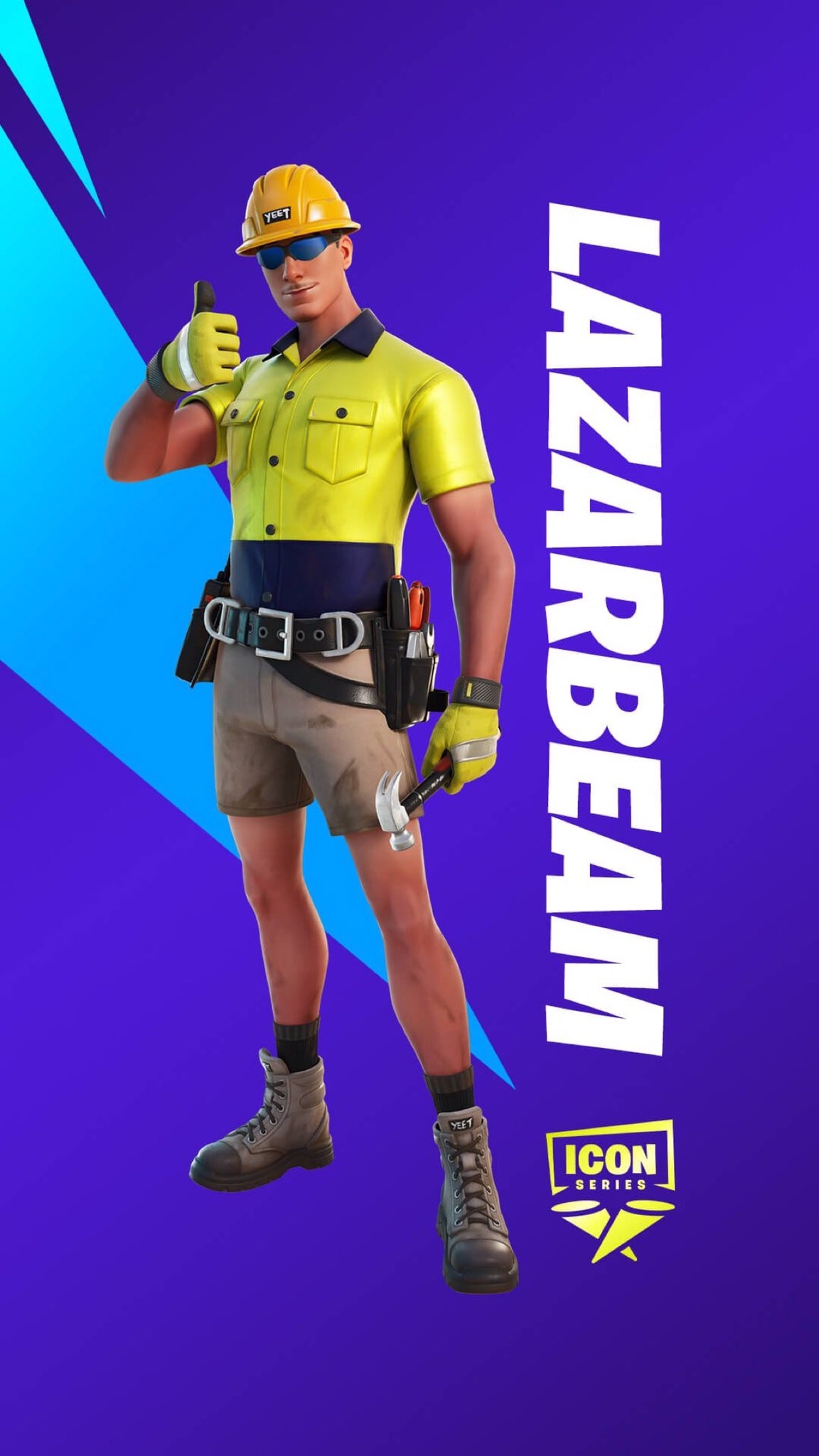 1160x2050 Lazarbeam Fortnite wallpaper, Phone