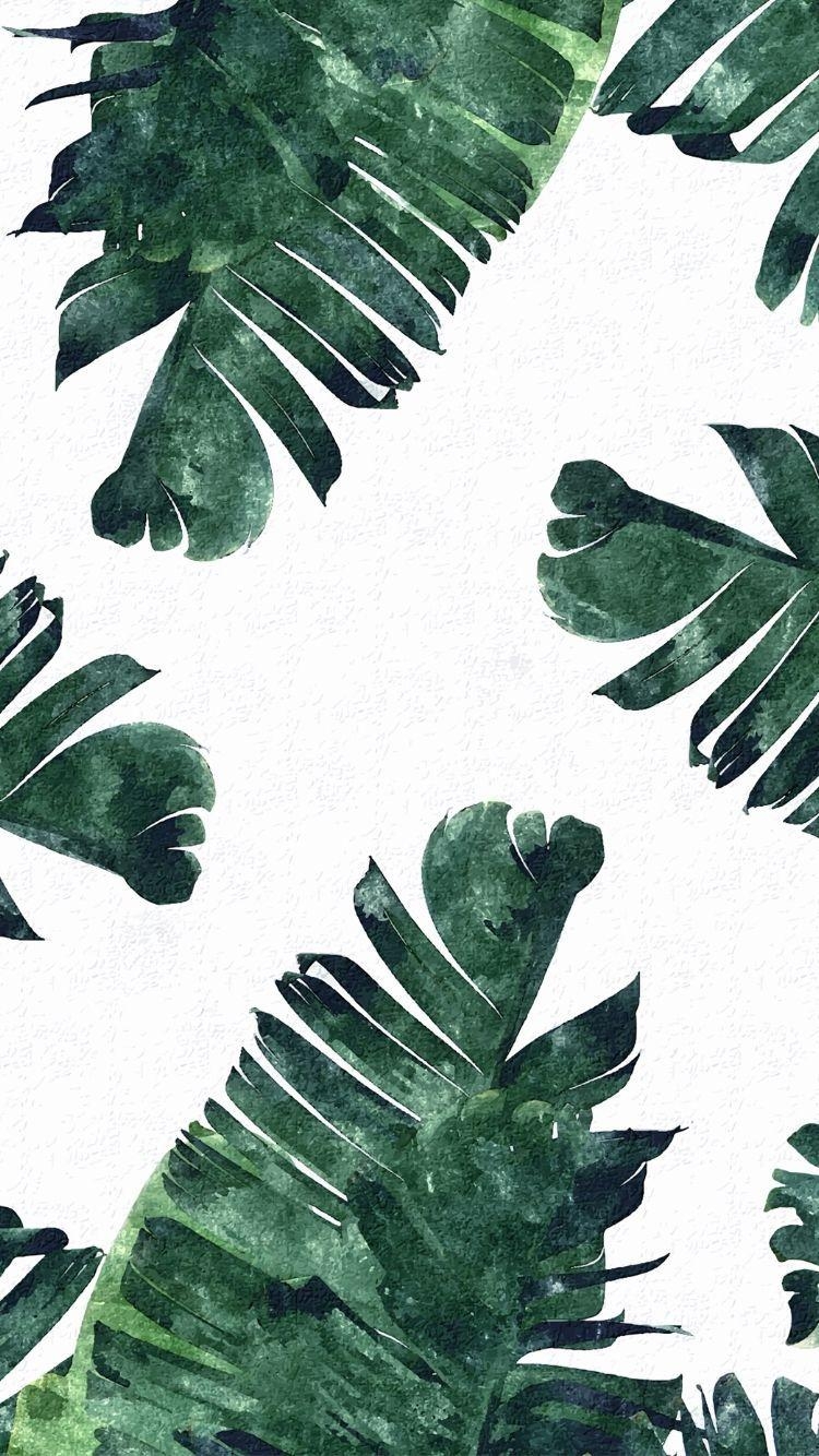 750x1340 Tropical leaves iPhone wallpaper. Pinteres, Phone