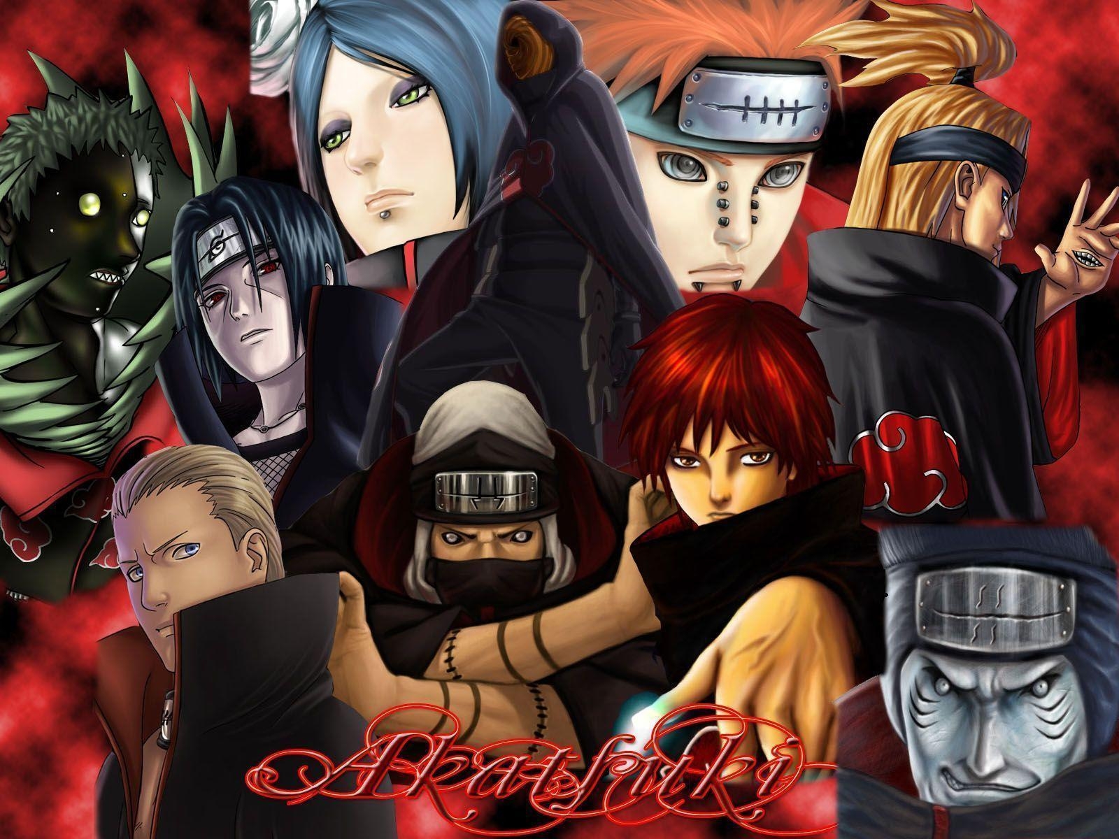 1600x1200 Naruto Shippuden Akatsuki 34 Background. Wallruru, Desktop