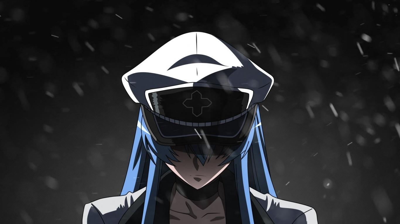 1370x770 Download  Akame Ga Kill, Esdeath, Uniform Wallpaper, Desktop