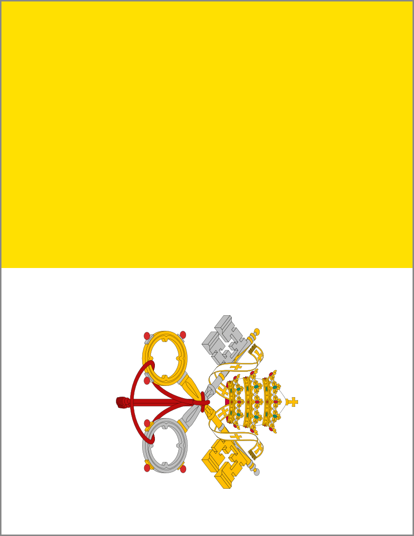 850x1100 Vatican Clipart Group with items, Phone