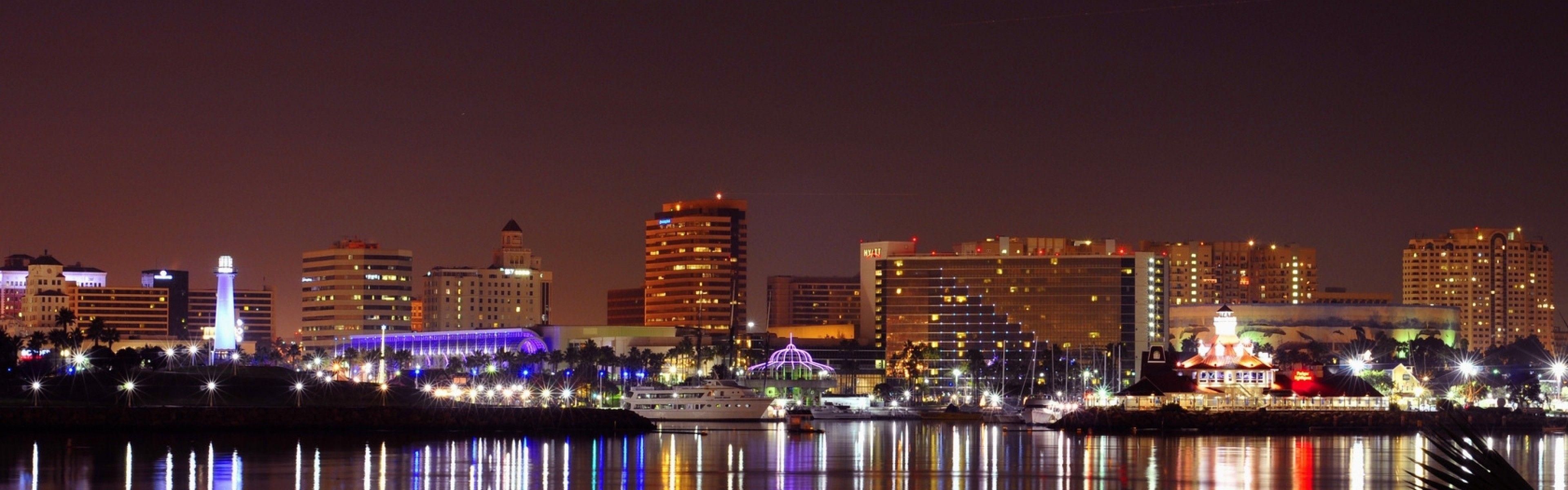 3840x1200 Long Beach Ca Image HD Wallpaper. Beautiful image HD Picture, Dual Screen