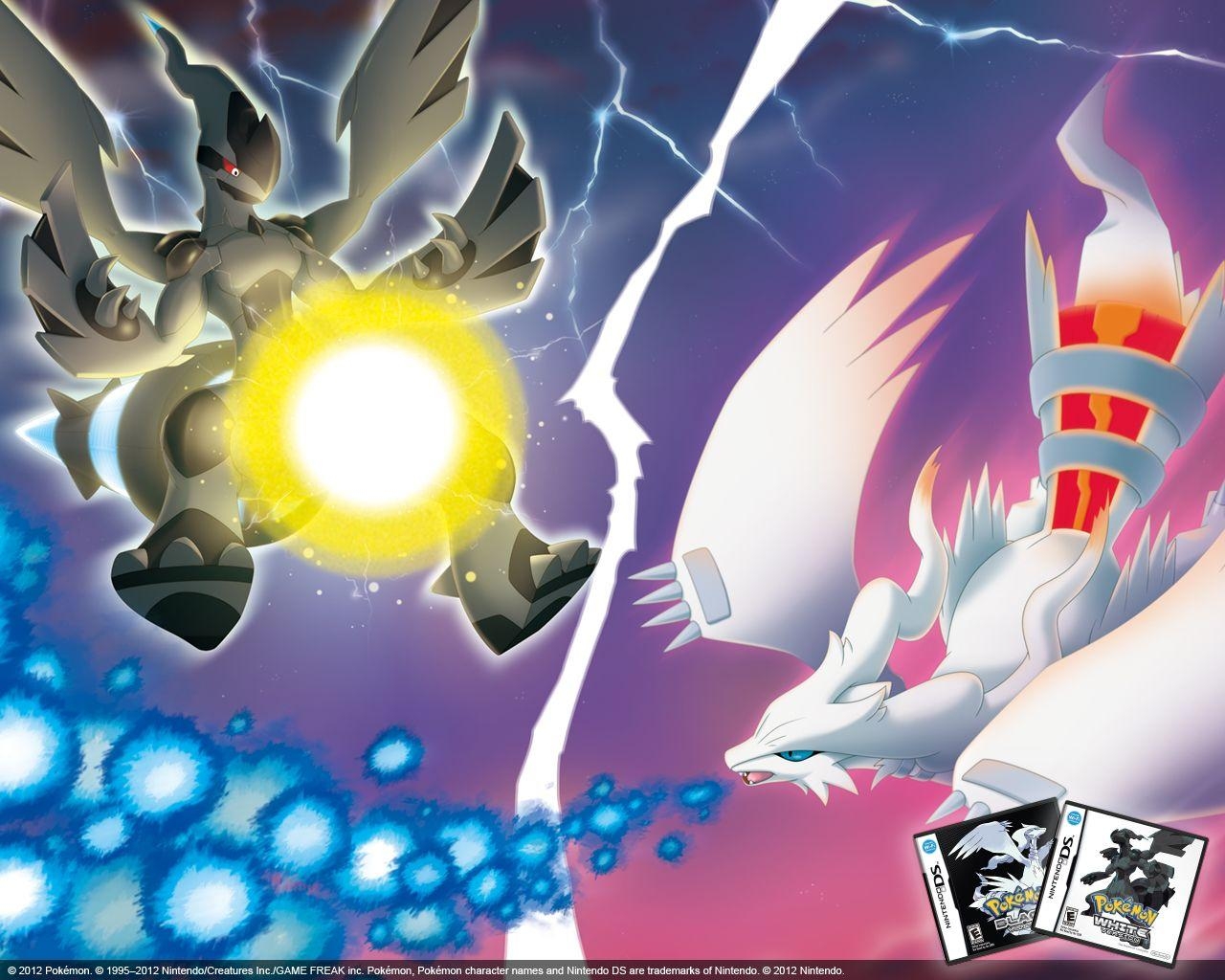 1280x1030 Reshiram and Zekrom Download Event for Pokemon Black and White, Desktop