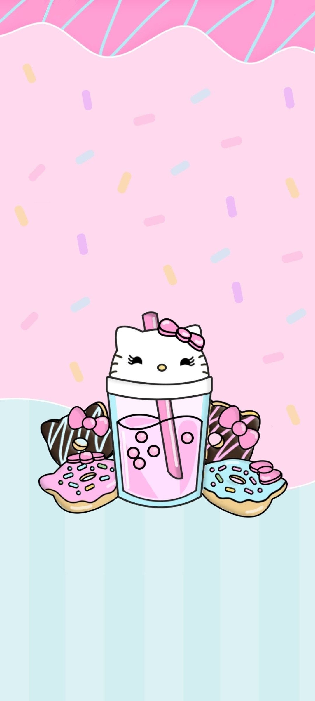 1080x2400 Hello kitty picture, Phone