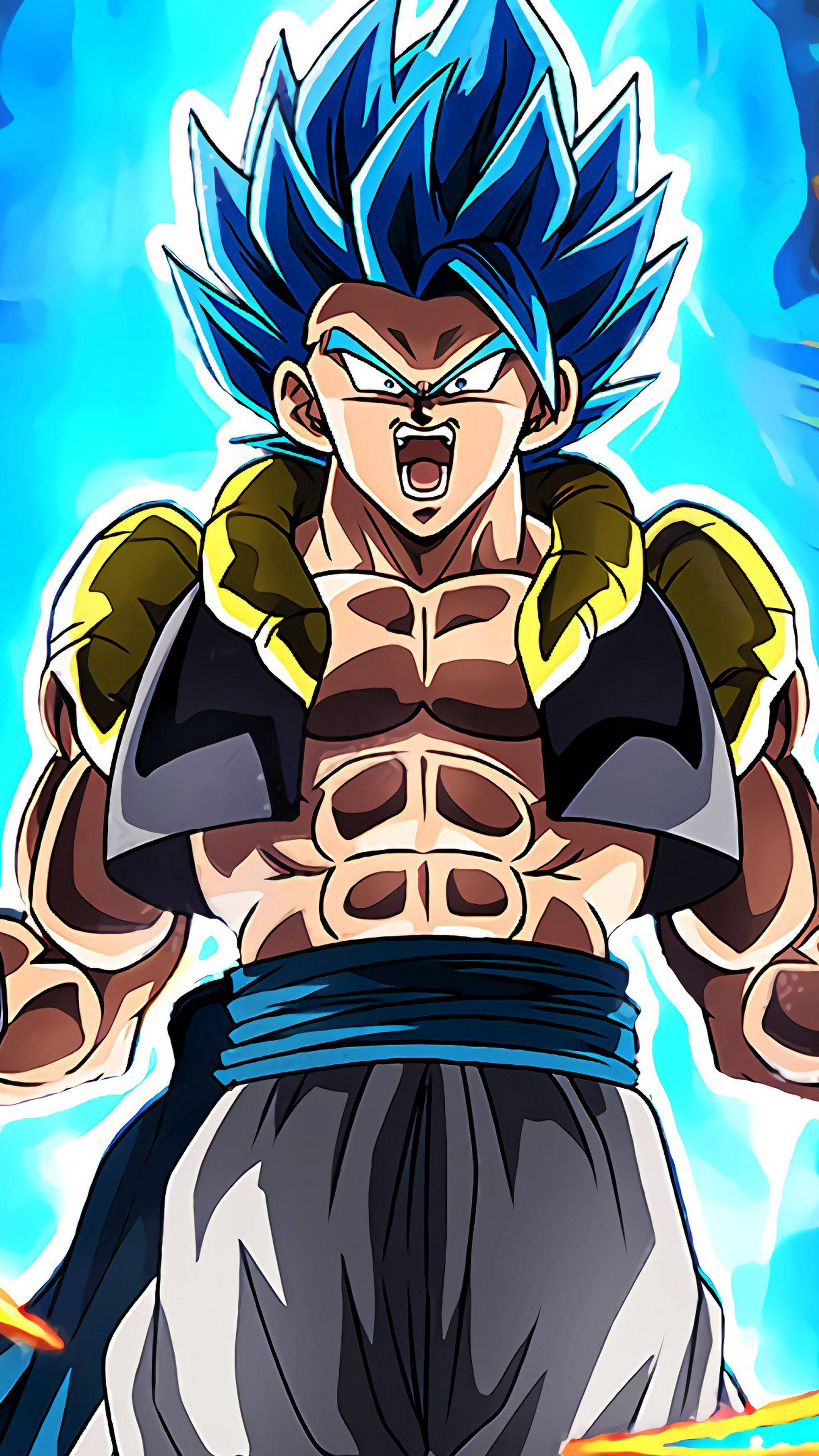 2160x3840 Download Gogeta Blue Wallpaper, Phone