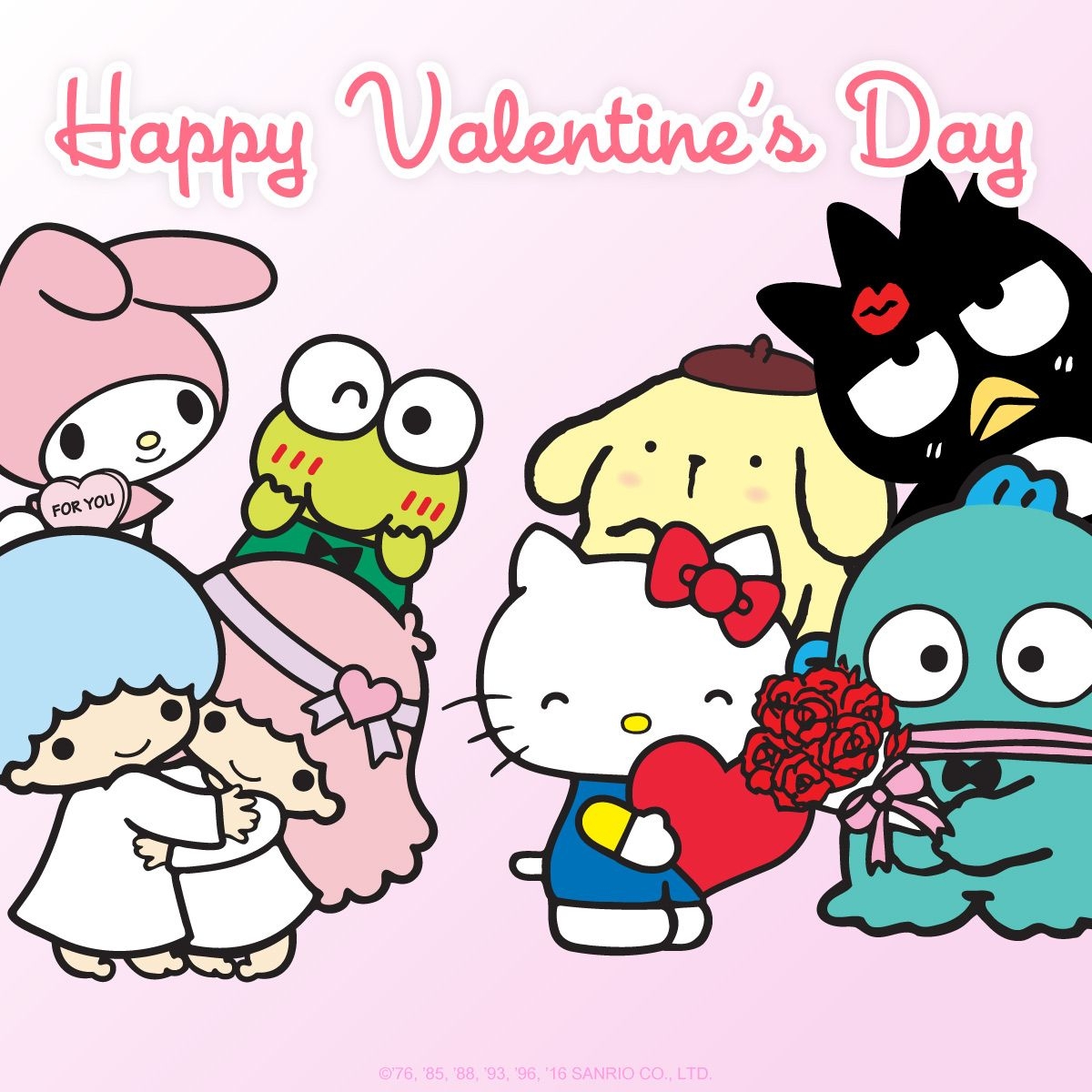 1200x1200 Wishing you a Valentine's Day filled with friendship and love!〜（ゝ。∂）. Hello kitty, Sanrio hello kitty, Hello kitty art, Phone