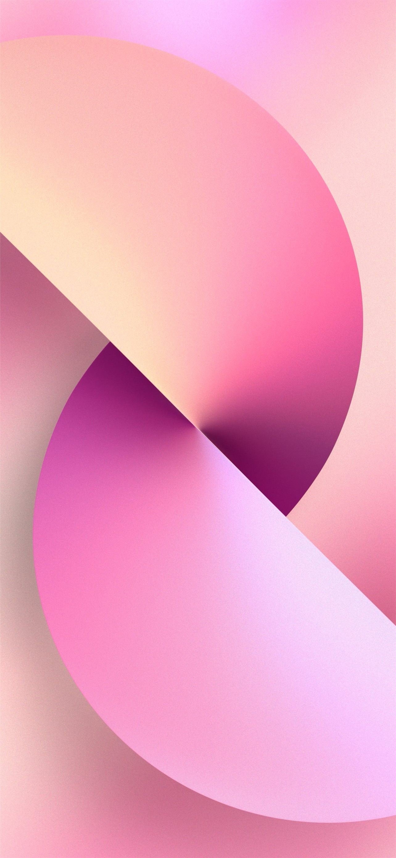 1290x2780 iPhone 13 Pink Light iPhone Wallpaper, Phone