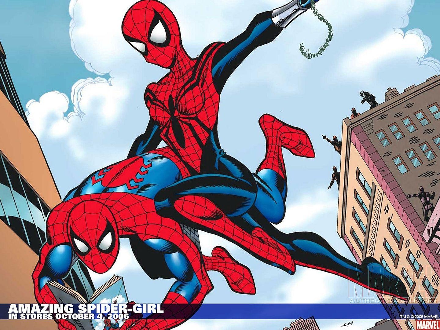 1440x1080 Amazing Spider Girl Saves Spider, Desktop