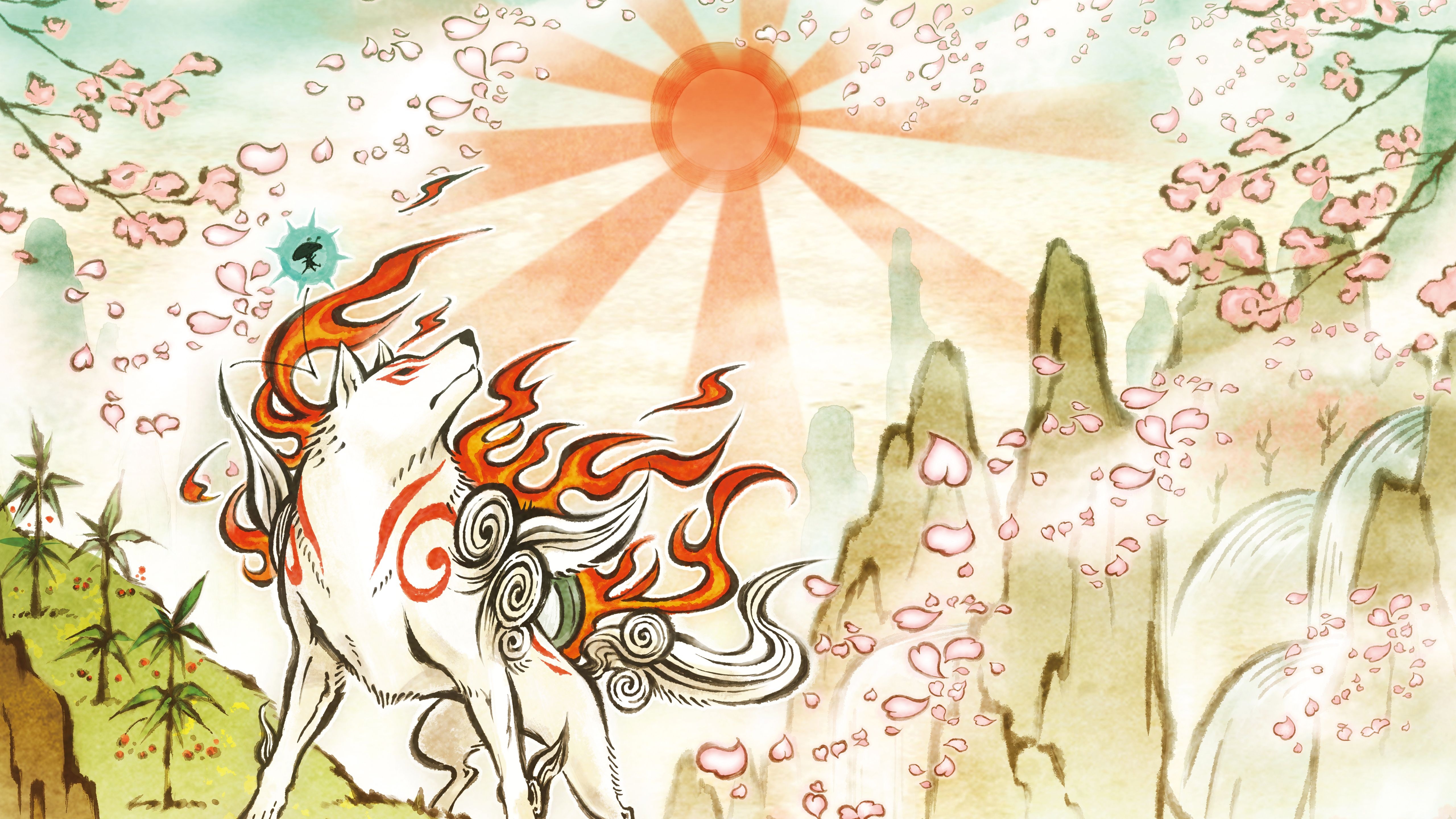 5120x2880 Wallpaper Okami HD, Action, Adventure, PS3, Wii, 5K, Games, Desktop