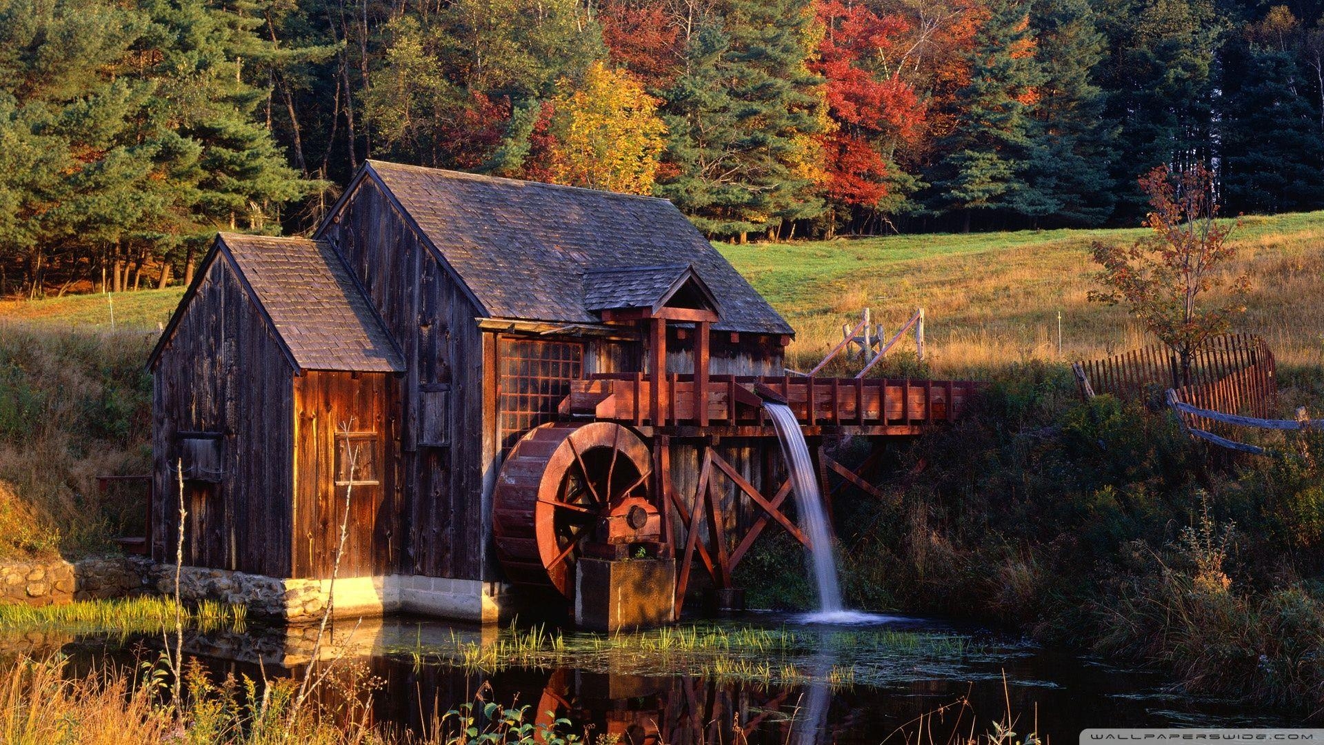 1920x1080 Gristmill, Guilford, Vermont ❤ 4K HD Desktop Wallpaper for 4K, Desktop