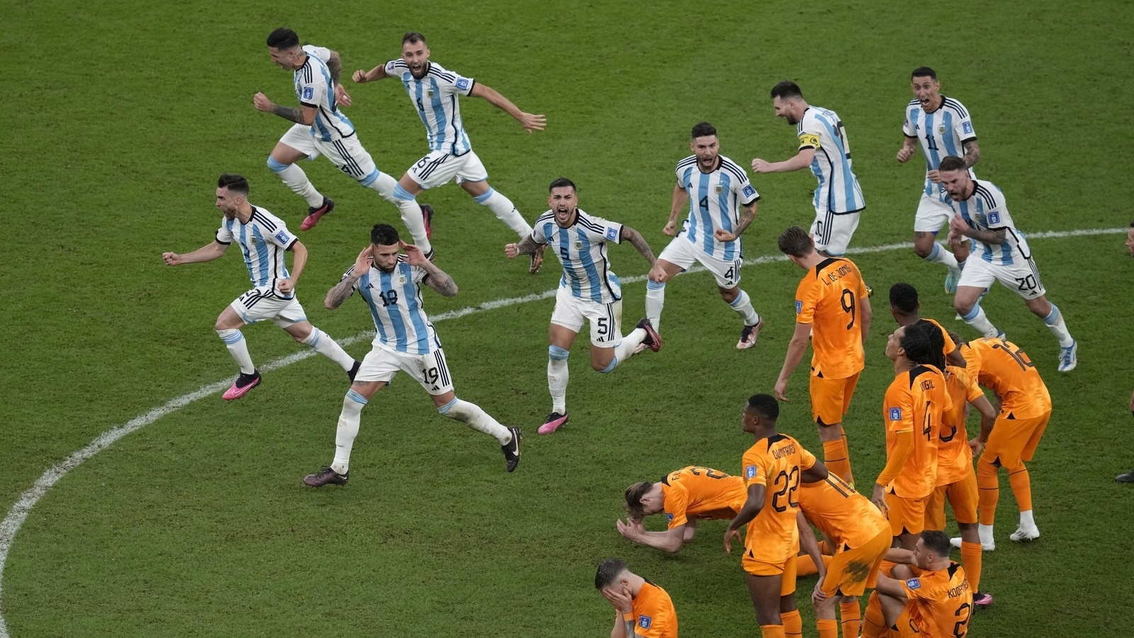 1600x900 Messi, Argentina beat Netherlands, Desktop