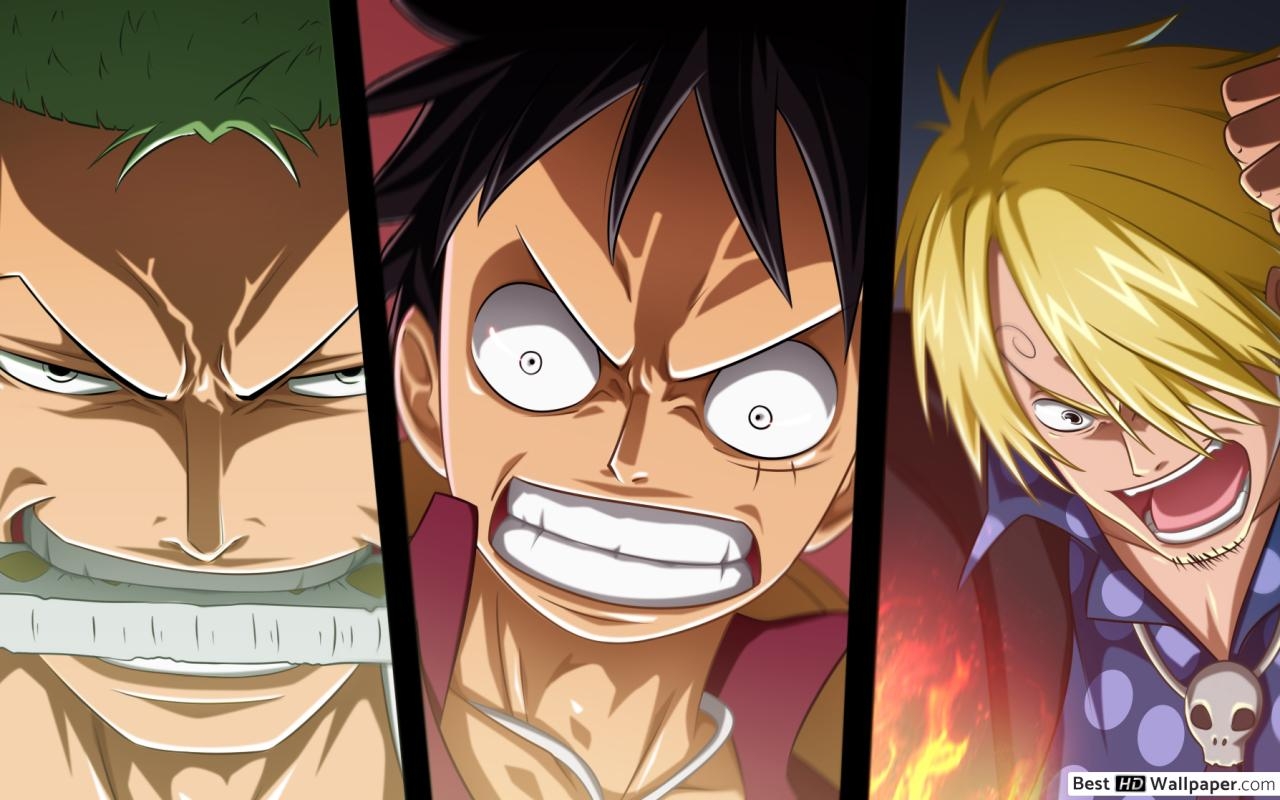 1280x800 One Piece Trio HD wallpaper download, Desktop