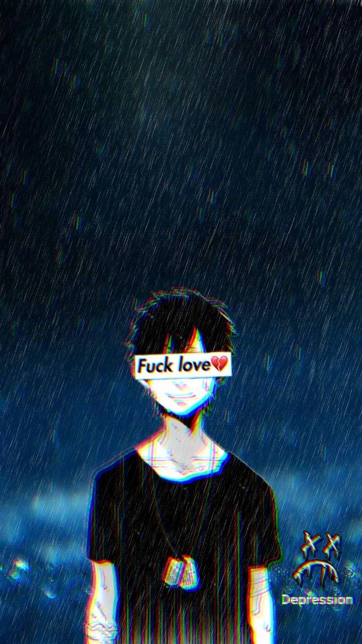 720x1280 freetoedit sadboy depression anime rain wallpaper like, Phone