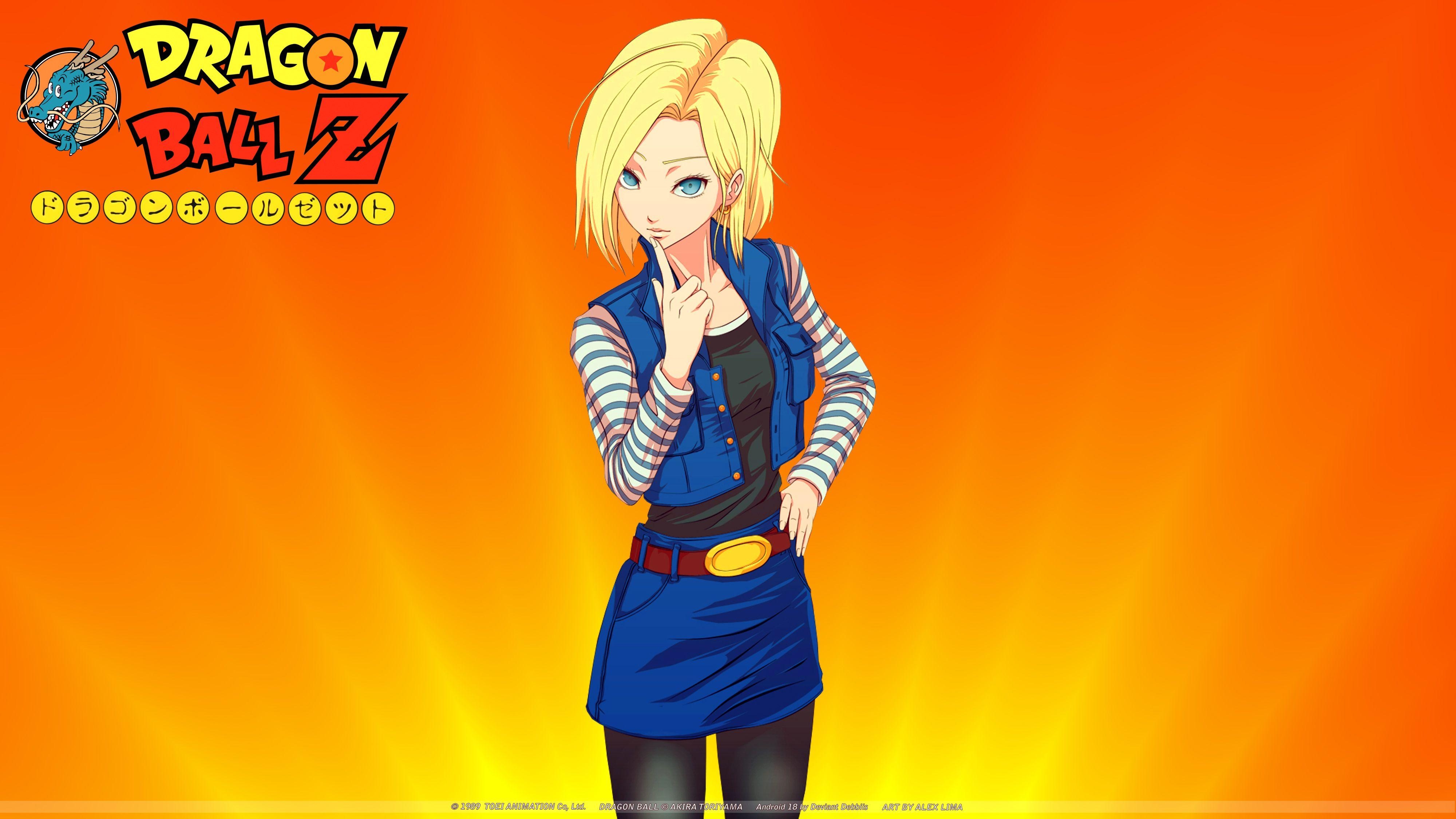 4000x2250 Free Dragon Ball Z Android 18 Anime, computer desktop wallpaper, Desktop