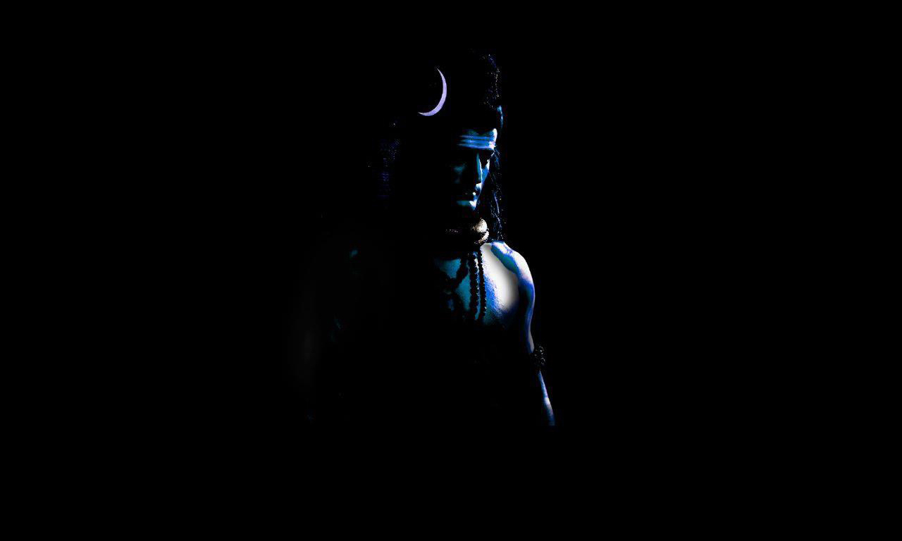 1280x770 Mahadev Black Wallpaper HD, Desktop