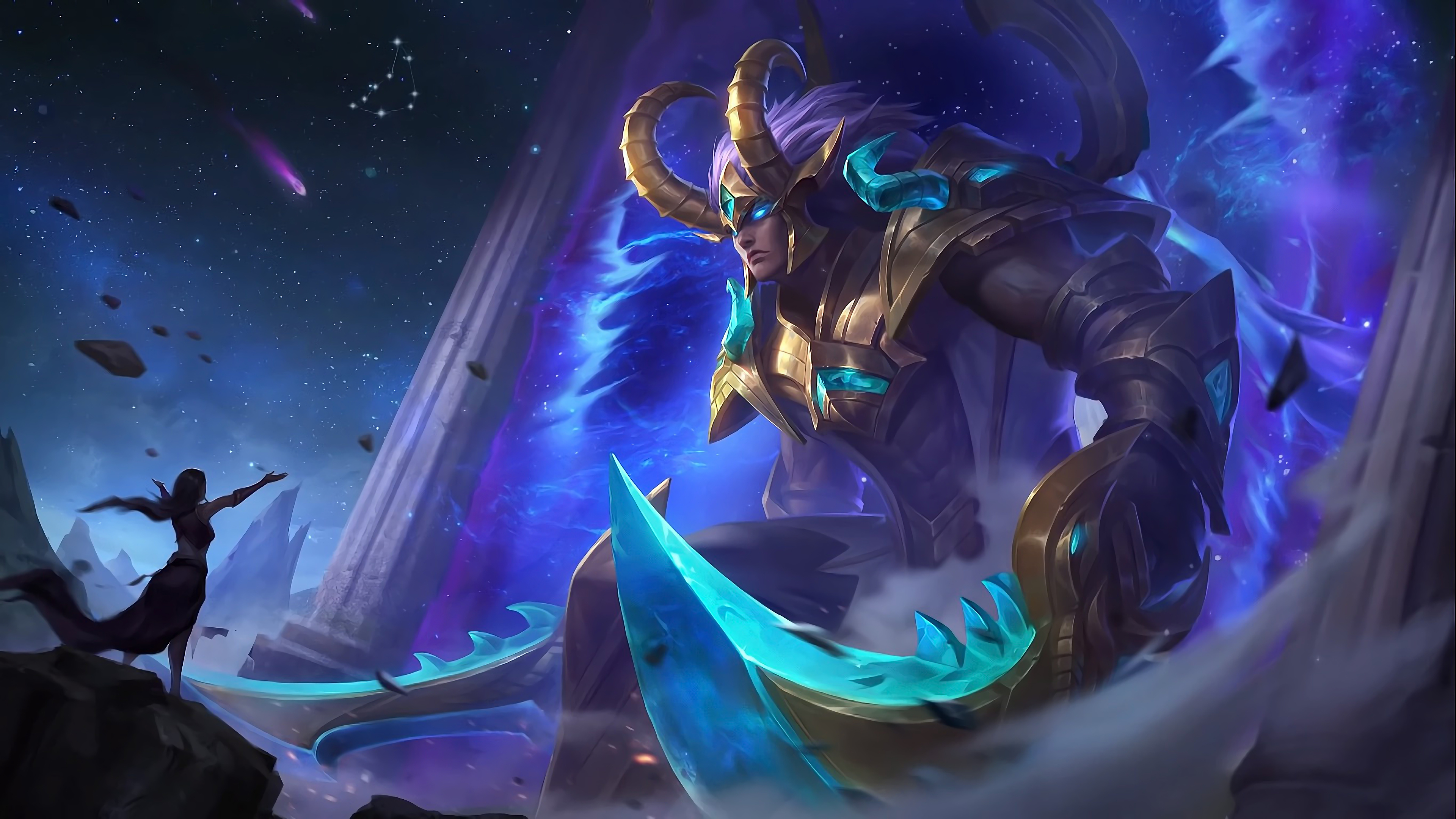 3840x2160 Martis Capricorn Skin Mobile Legends 4K Wallpaper, Desktop