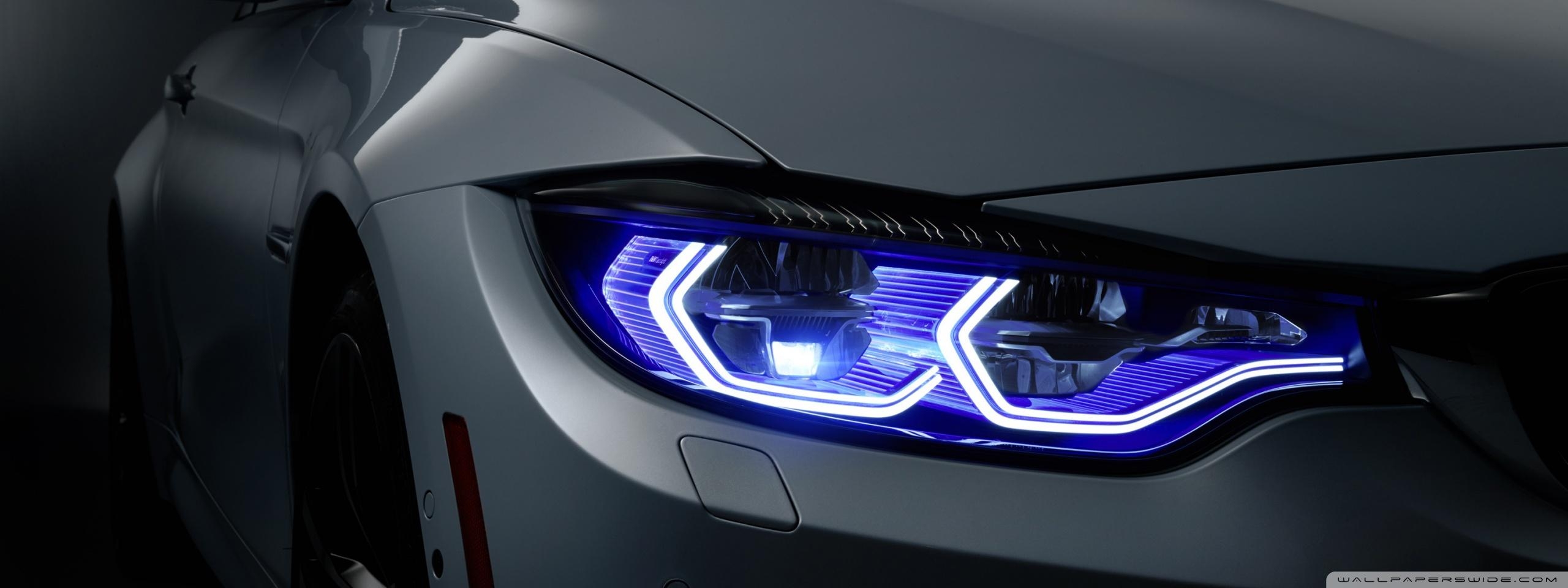 2560x960 BMW Xenon Headlights ❤ 4K HD Desktop Wallpaper for • Dual Monitor, Dual Screen