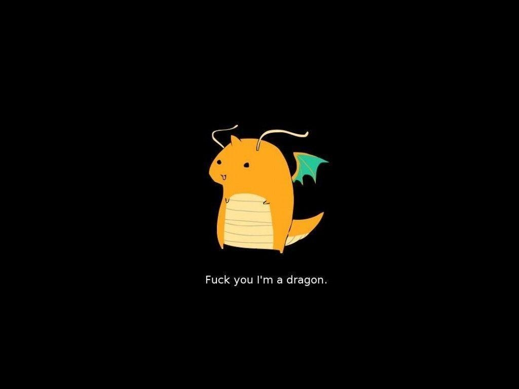 1030x770 Dragonite Pokemon black background funny wallpaper. Cool HD, Desktop