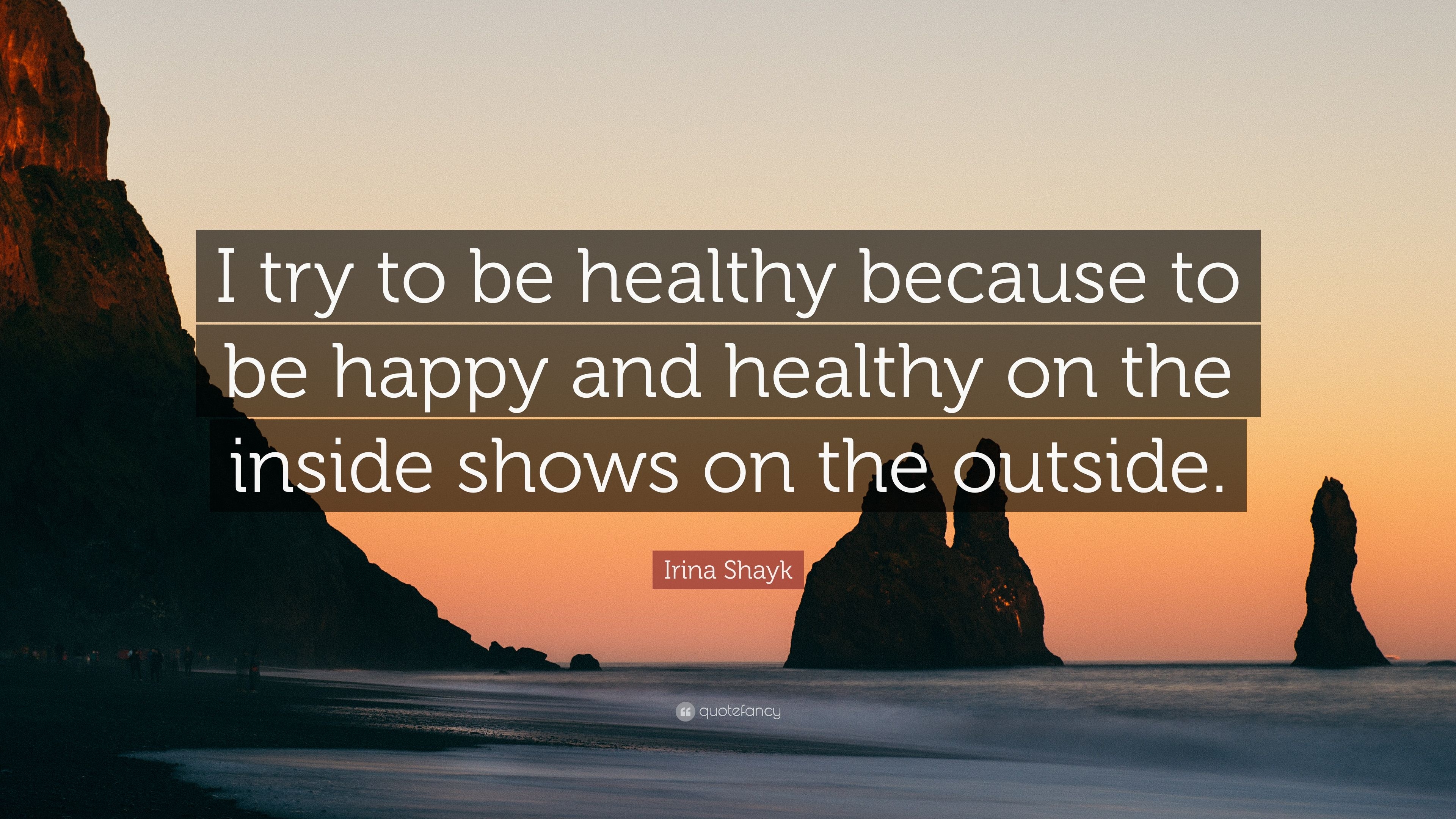 3840x2160 Irina Shayk Quote: “I try to be healthy because to be happy, Desktop