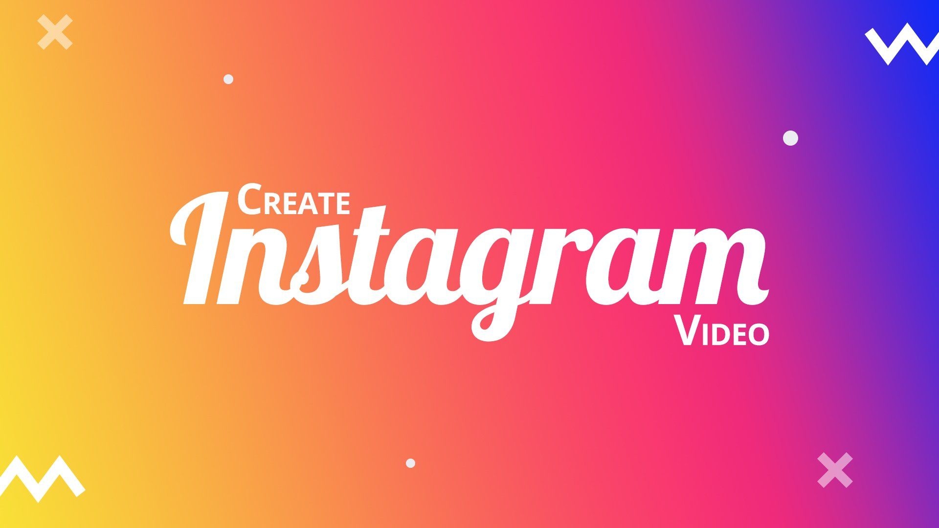 1920x1080 Animated Instagram Video Maker, Desktop