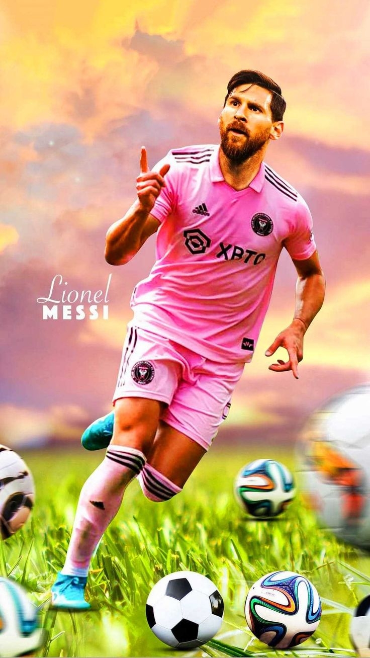 740x1310 Messi Inter Miami Wallpaper. Lionel messi, Messi, Miami wallpaper, Phone