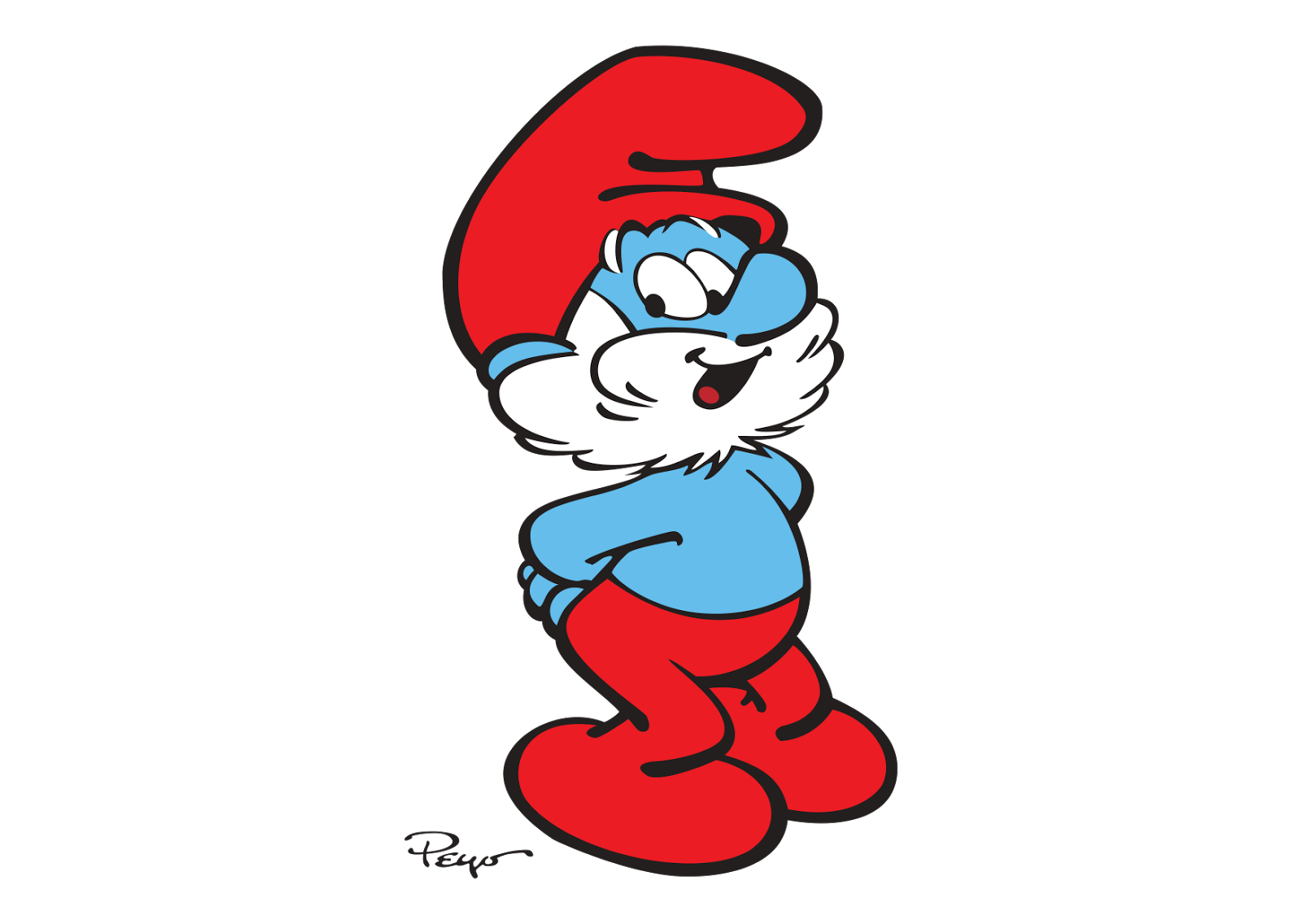 1600x1140 Smurf PNG Transparent image, Papa Smurfs Free Download Transparent PNG Logos, Desktop