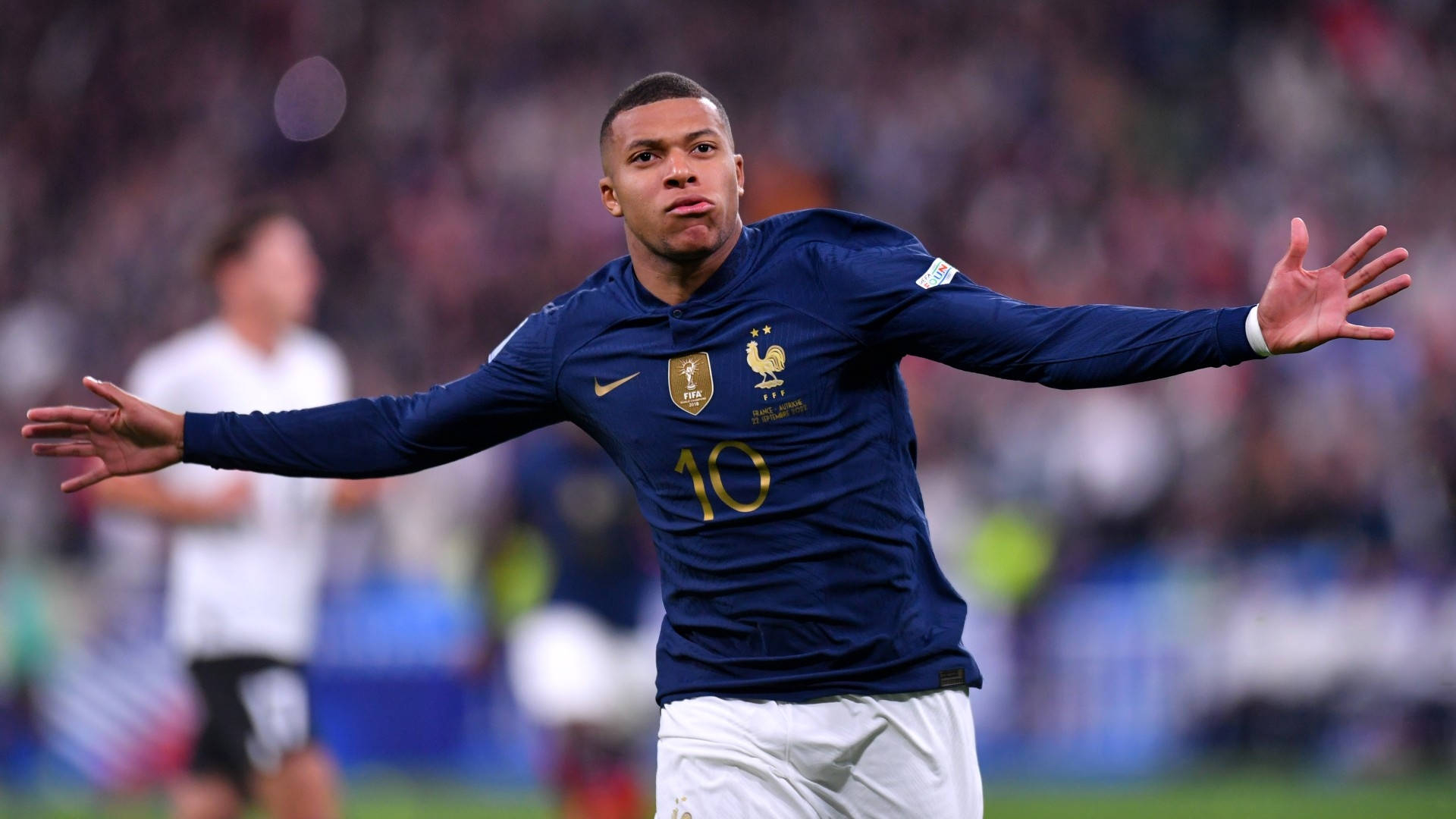 1920x1080 Download France National Football Team Kylian Mbappe Wallpaper, Desktop