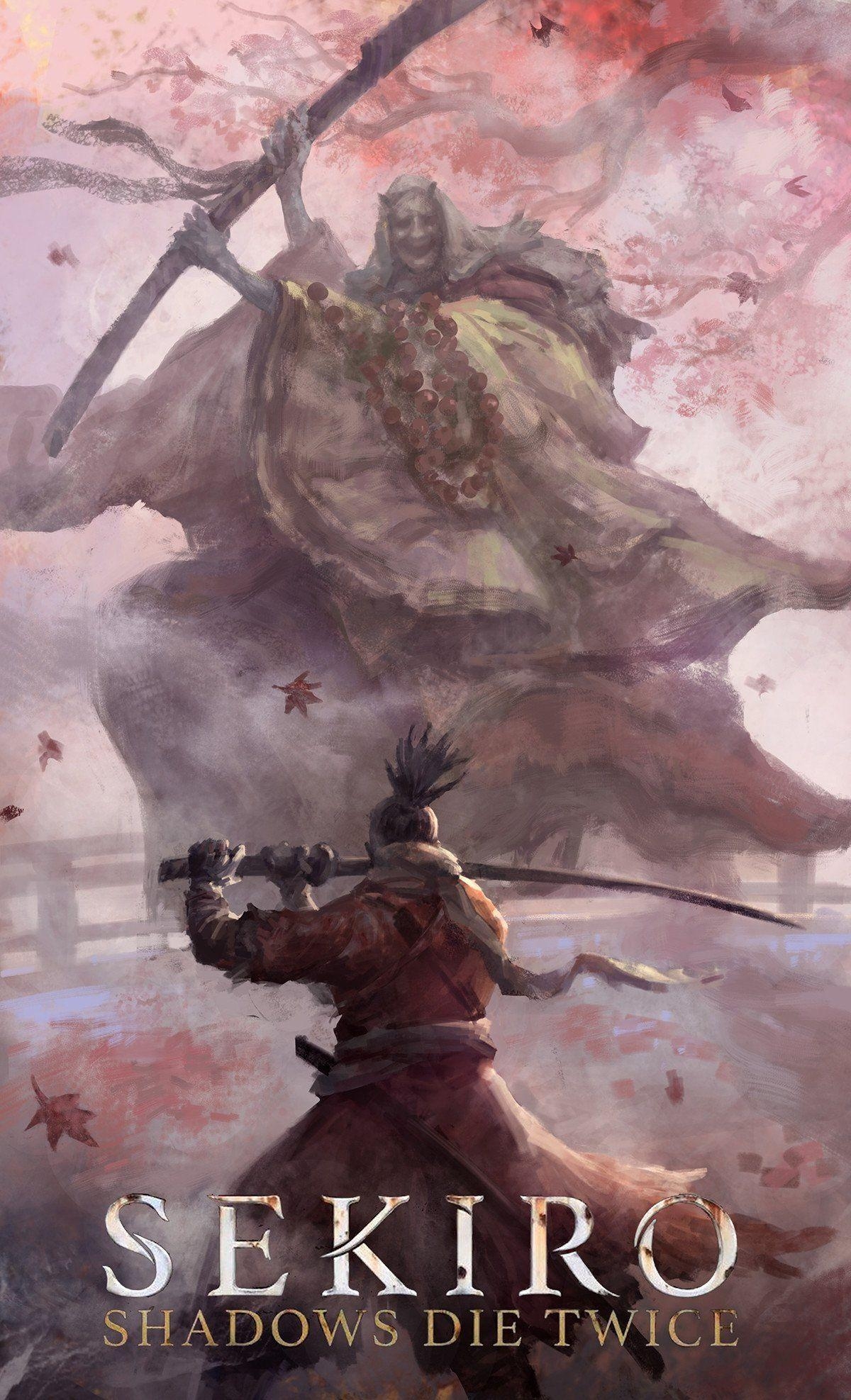 1200x1980 Fan art by Zhuoxin Ye, Sekiro. Sekiro. Ninja art, Dark, Phone