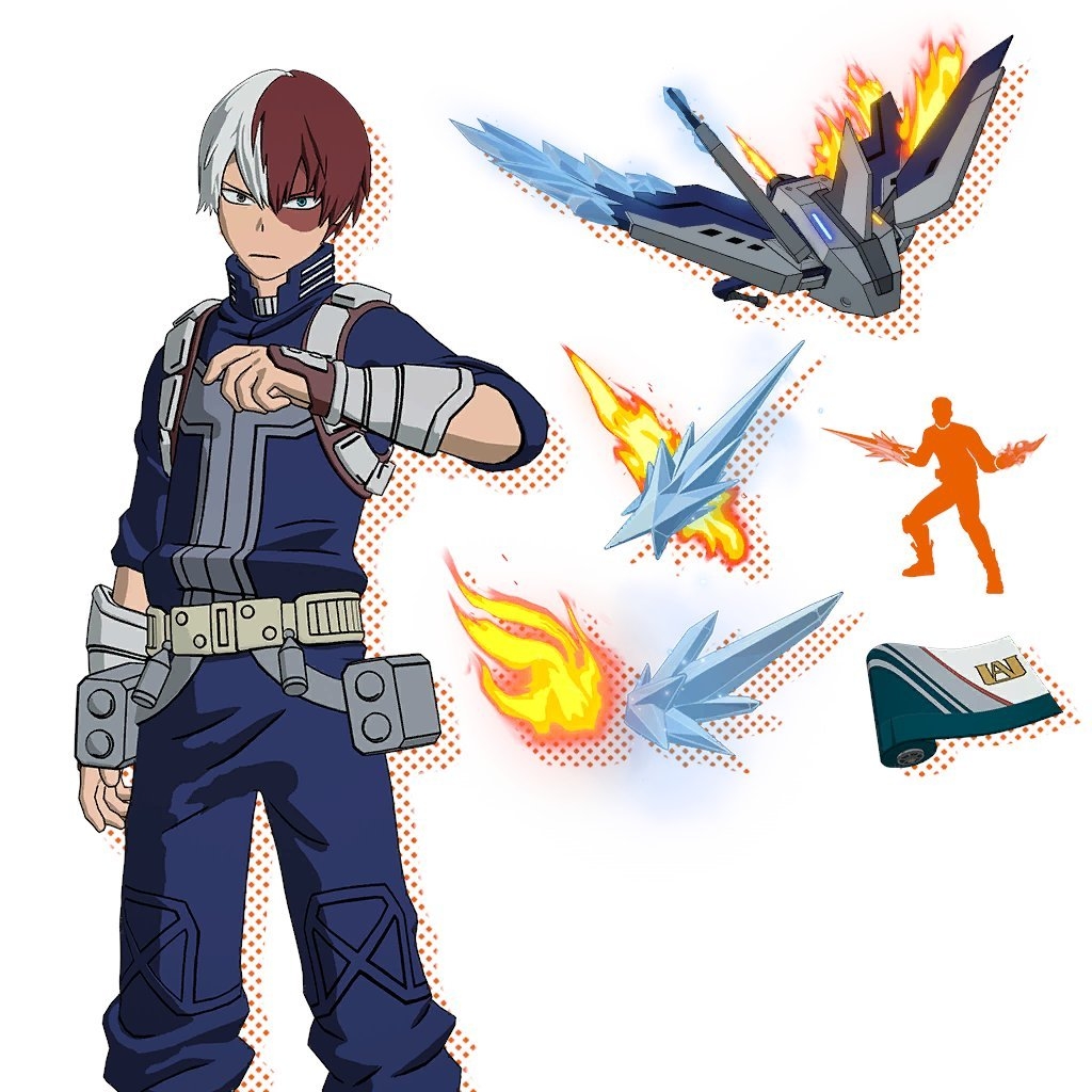 1030x1030 Shoto Todoroki Fortnite wallpaper, Phone