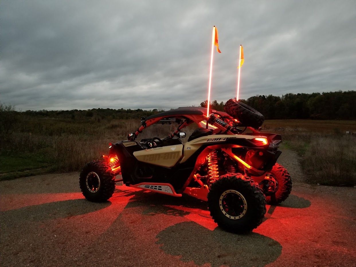 1250x940 Can Am Maverick X3 With Spike Bluetooth LED Whip And Rock Lights, Change To Any Color. Big Boy Toys, Sand Rail, Dream Cars, Desktop