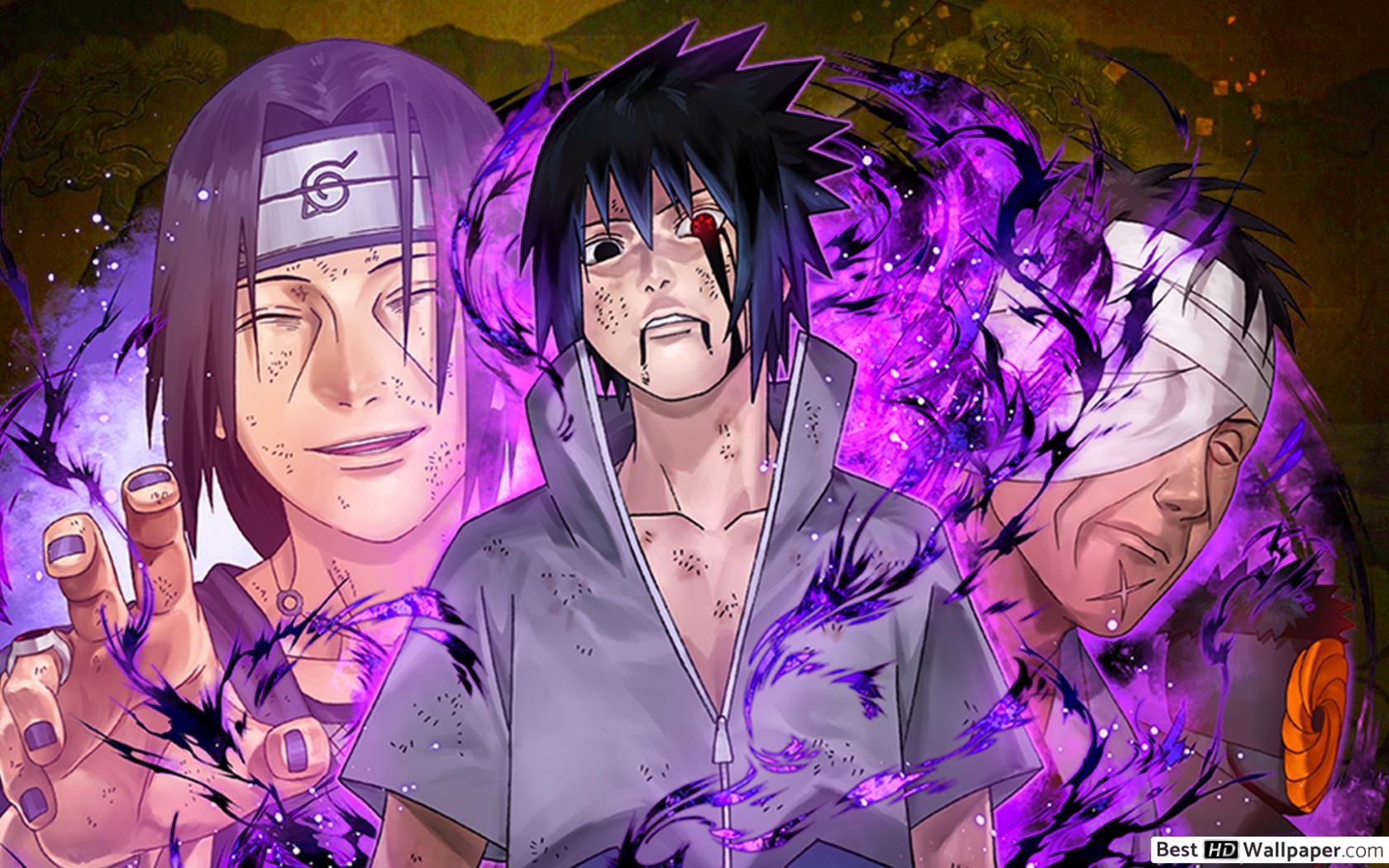 1680x1050 Sasuke Uchiha and Itachi from Naruto Shippuden for Desktop HD wallpaper download, Desktop