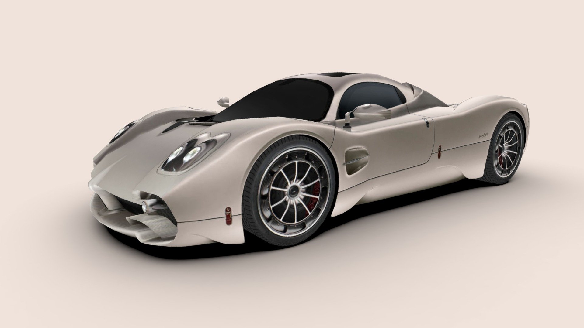 1920x1080 Pagani Utopia 2023 Royalty Free 3D model by Jose Bronze [2c76f90], Desktop