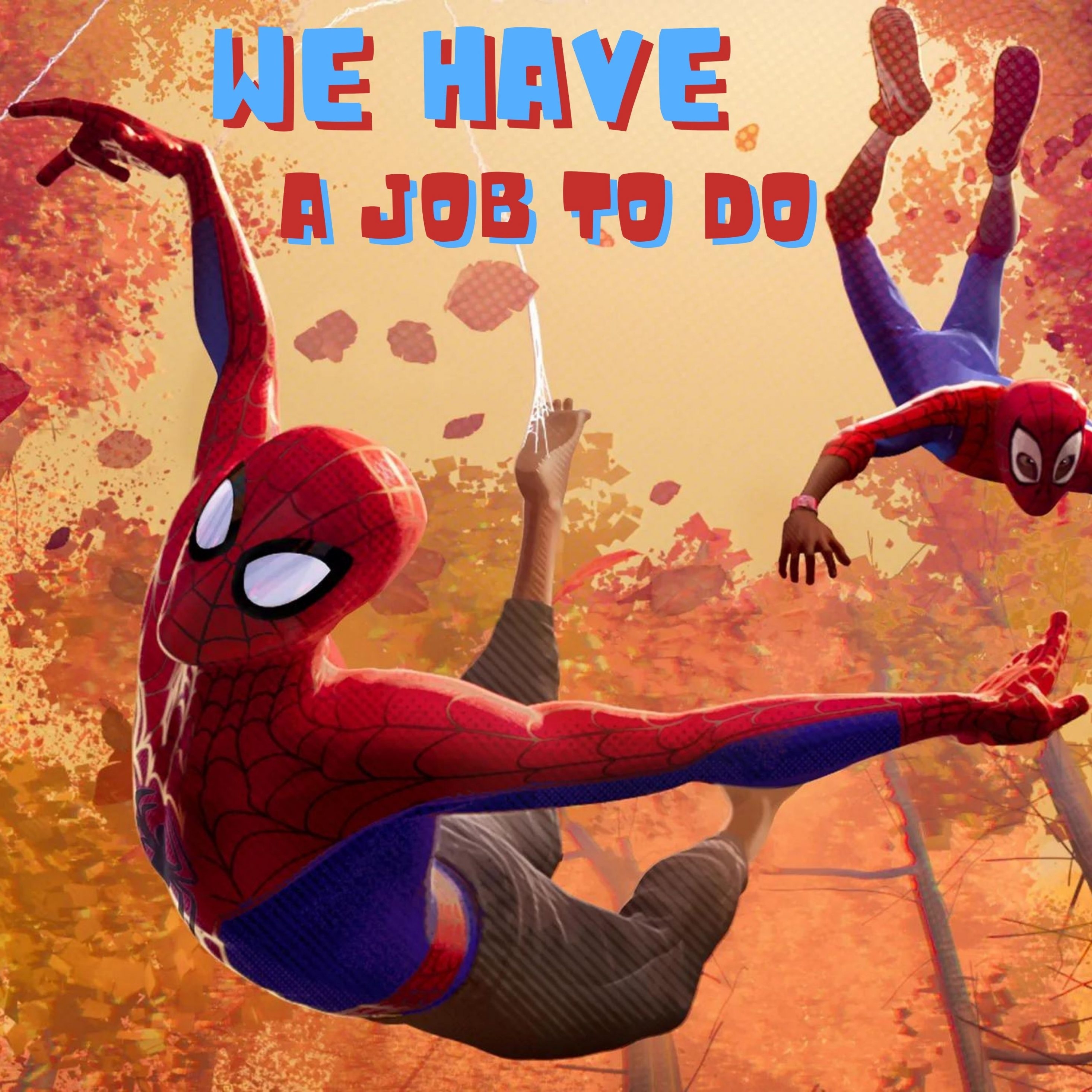 2940x2940 We Have a Job to Do Duo Spiderman iPad Wallpaper iPad Wallpaper 4k iPad Wallpaper 5k free download iPad Pro, iPad Mini, iPad Air, iOS, iPadOS, Parallax, iPad retina Wallpaper, Phone