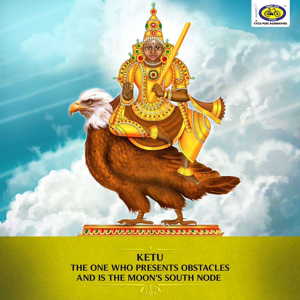 1000x1000 Ketu is the ninth and final of the Navagraha or the nine planetary deities, who is regarded as the one who presents ob. Hindu gods, Indian paintings, God picture, Phone